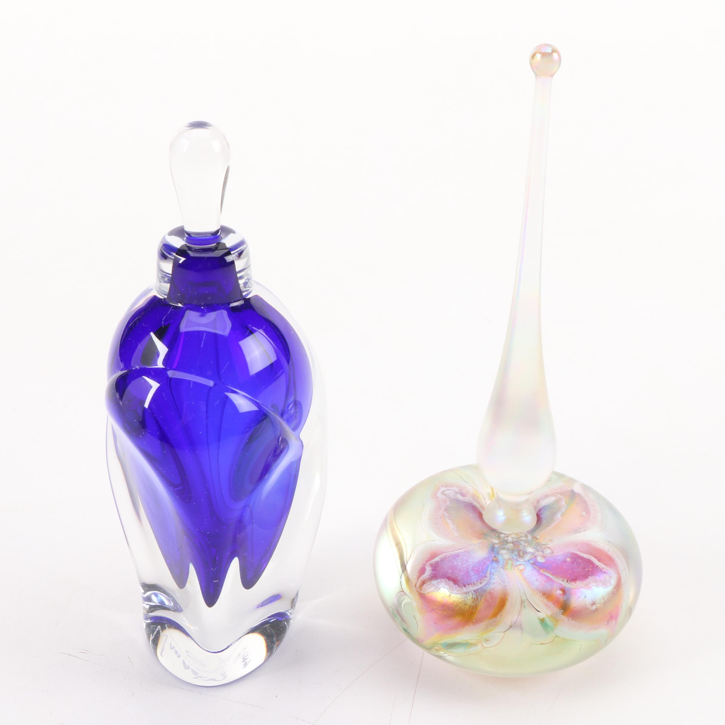 Jonathan Winfisky and Glasshouse Studio Handblown Glass Perfume Bottles