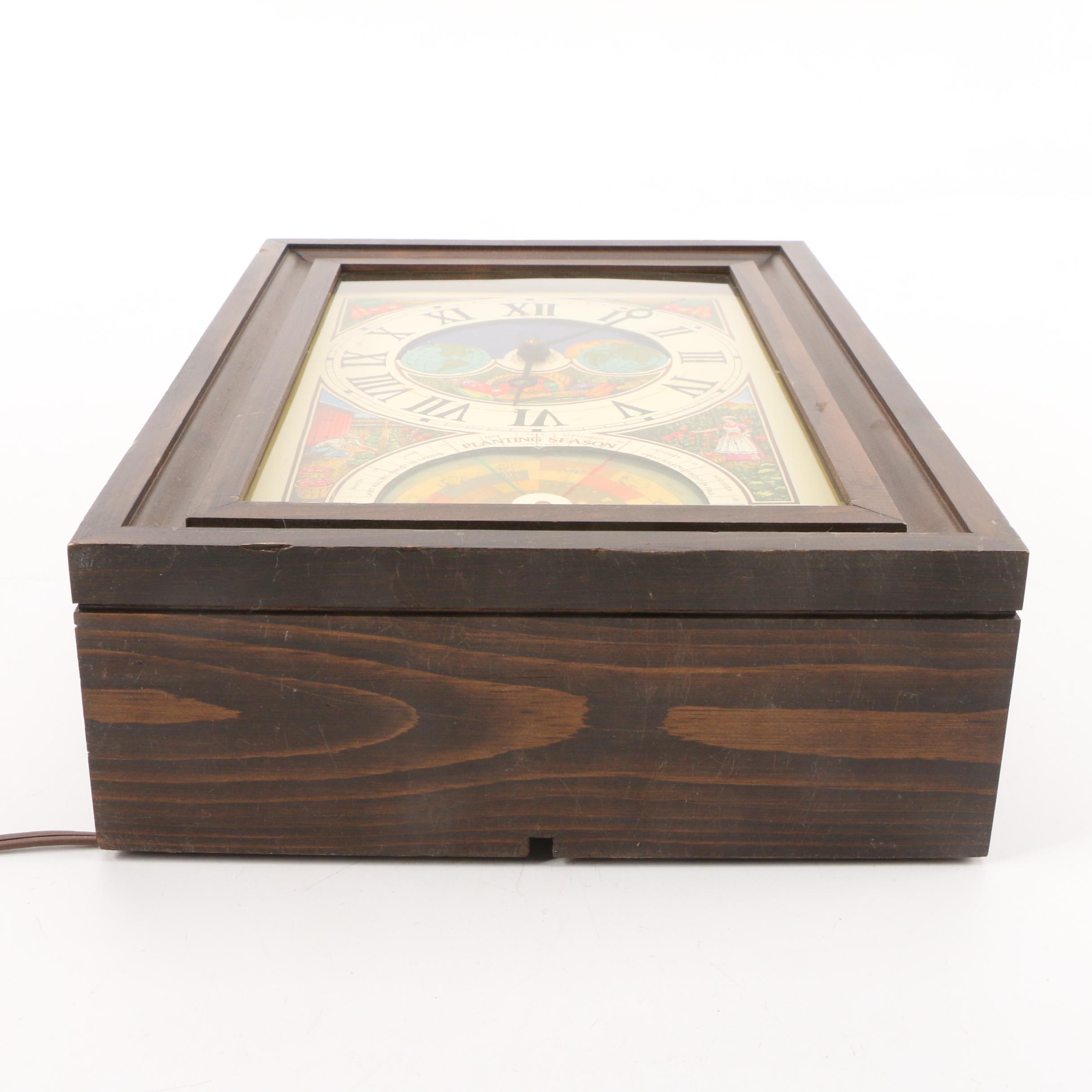 Burpee Seeds Planting Season Wall Clock, 1975