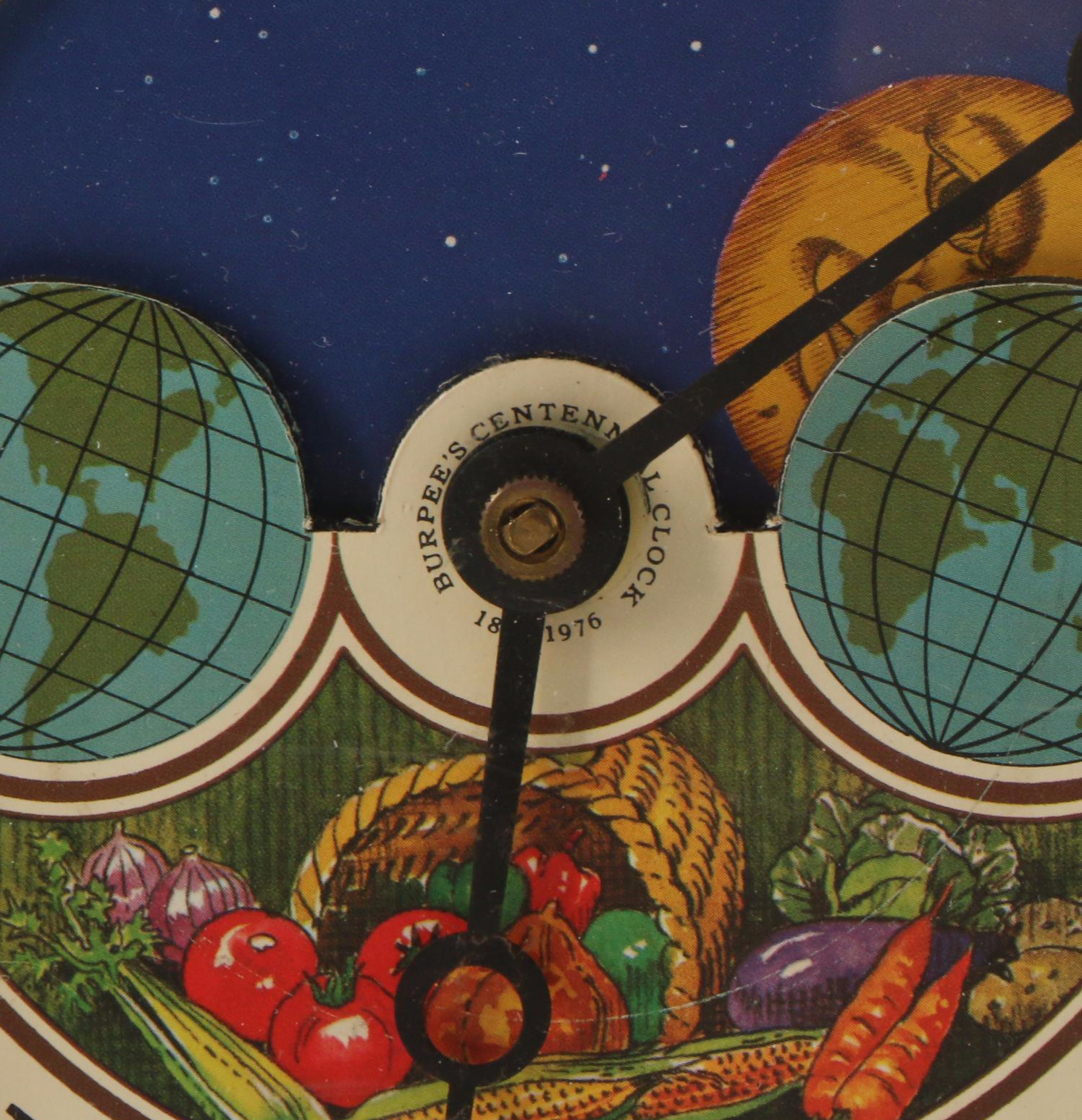 Burpee Seeds Planting Season Wall Clock, 1975