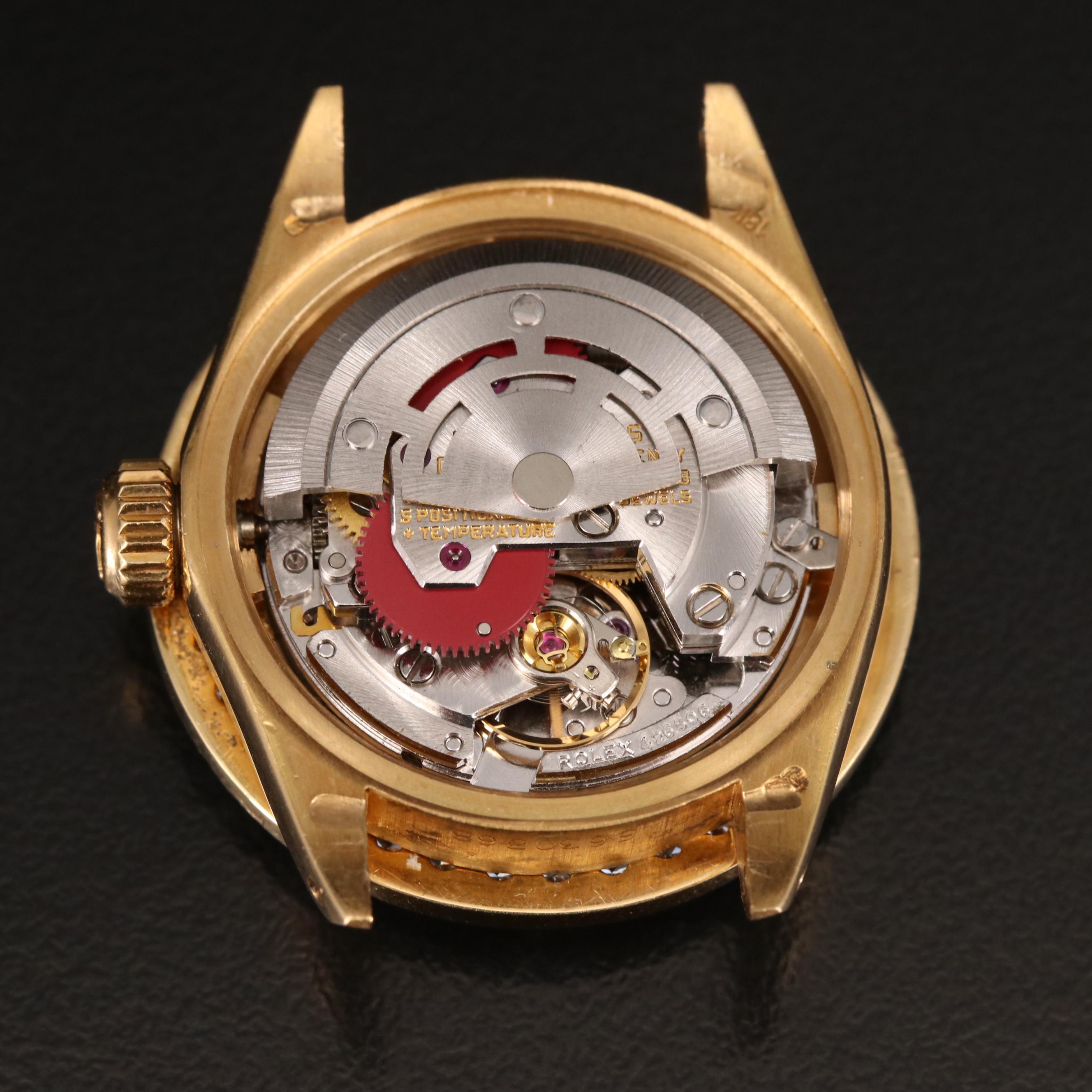 1978 Rolex Datejust Blue Diamond Dial Watch