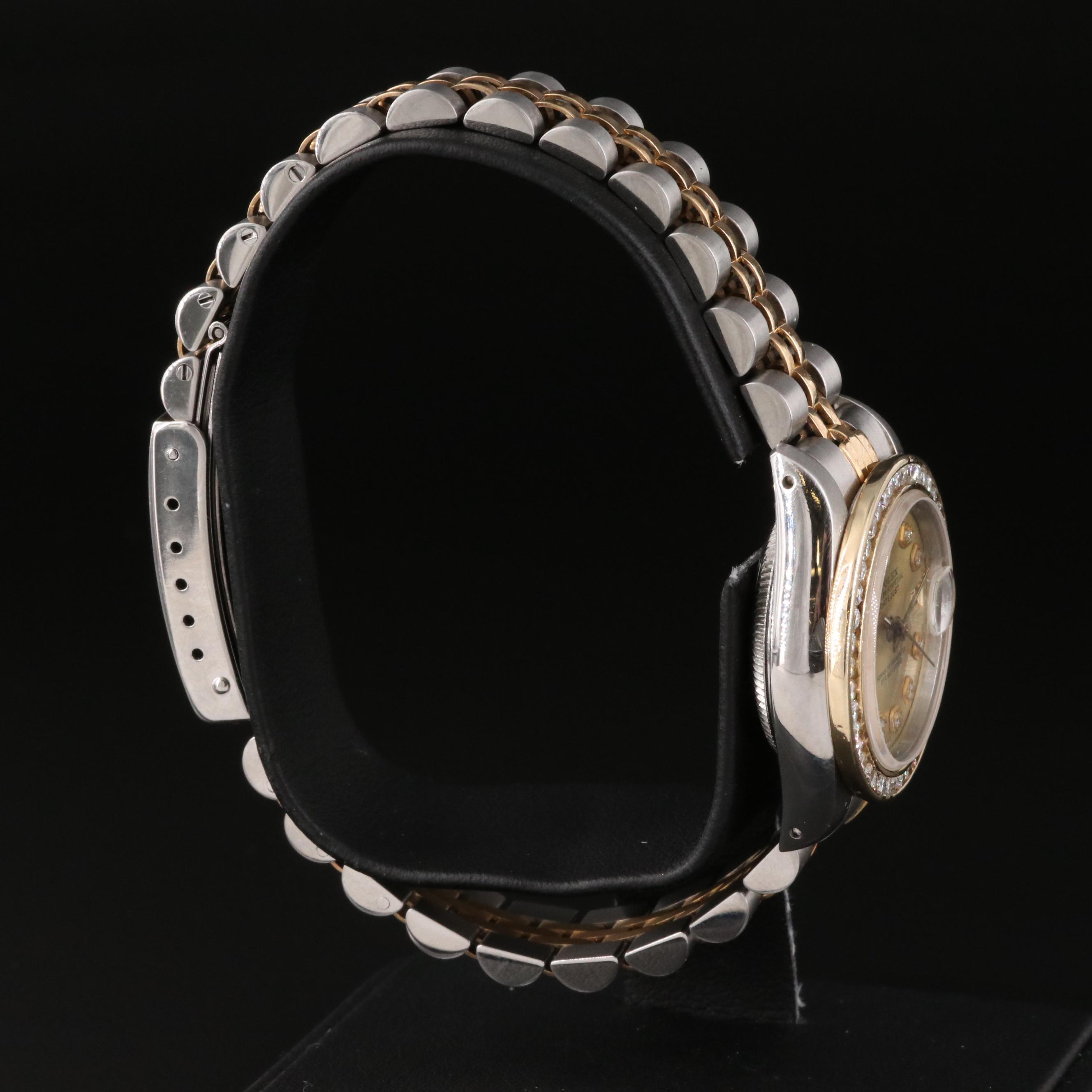 1990 Rolex Datejust Diamond Dial and Bezel Watch