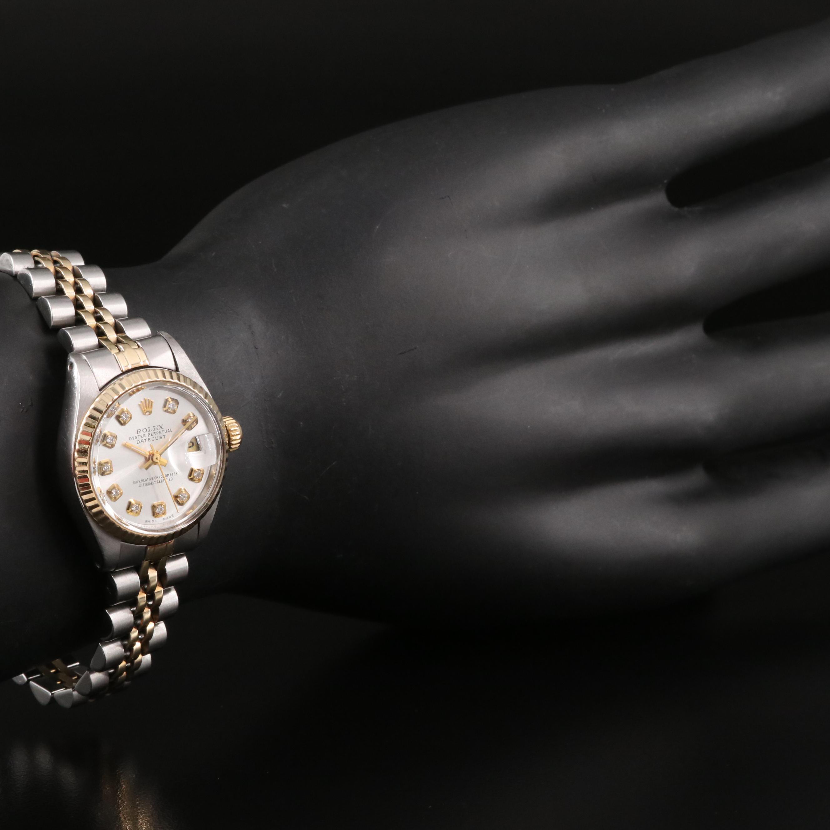 1979 Rolex Datejust Diamond Dial Watch