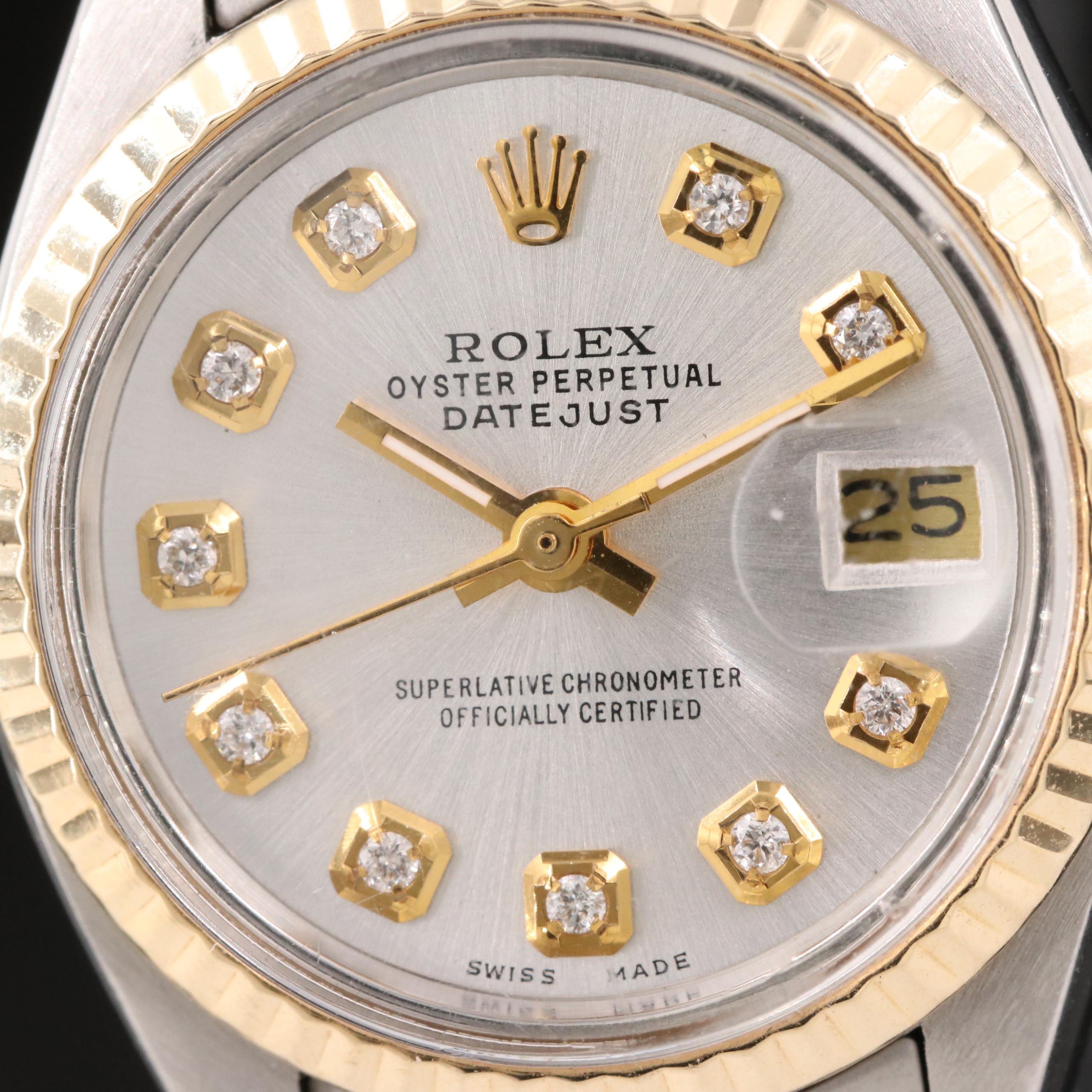 1979 Rolex Datejust Diamond Dial Watch