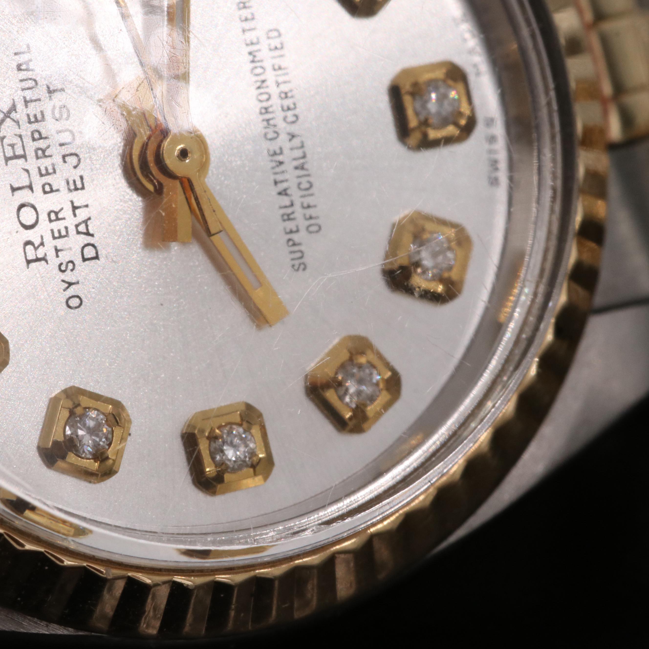 1979 Rolex Datejust Diamond Dial Watch