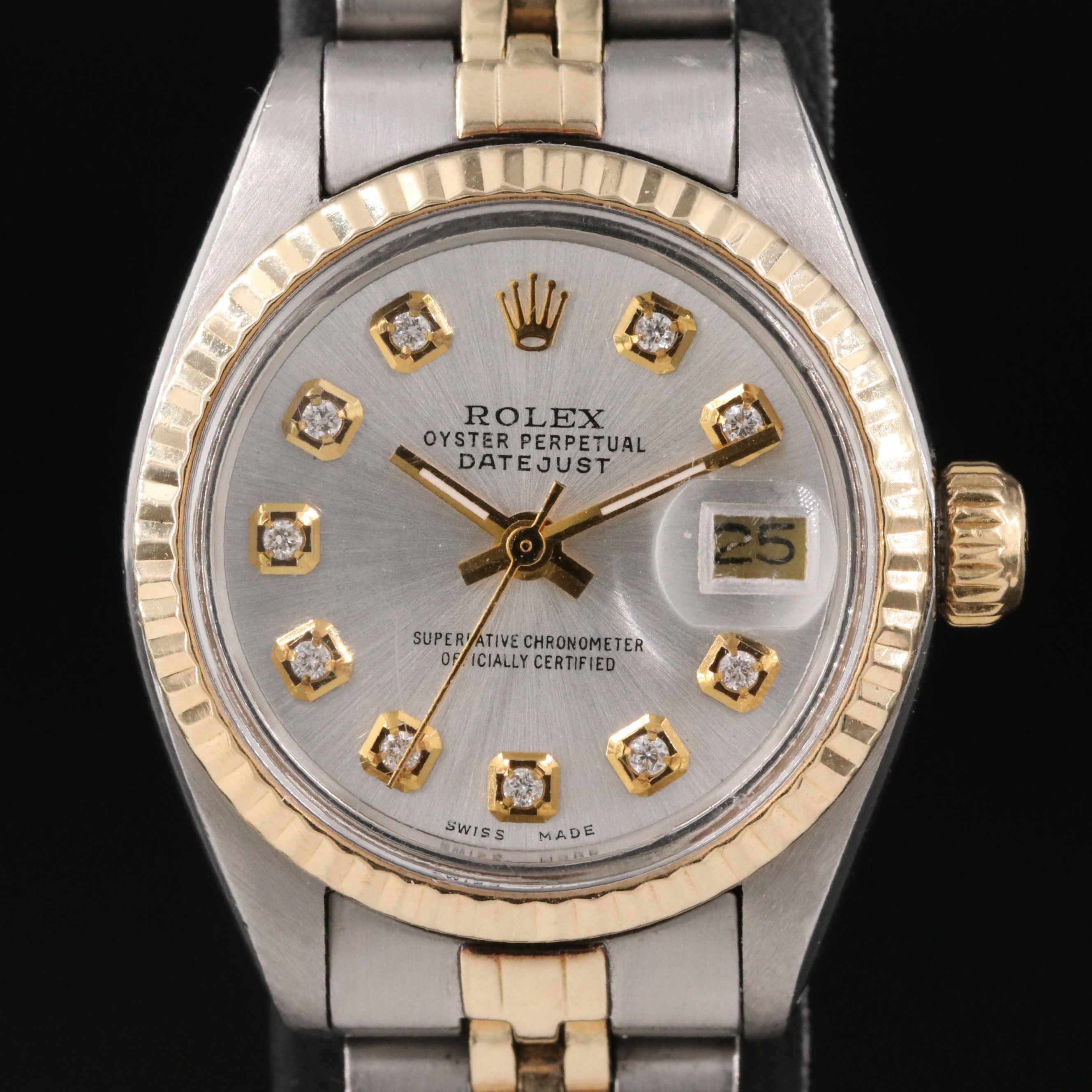 1979 Rolex Datejust Diamond Dial Watch