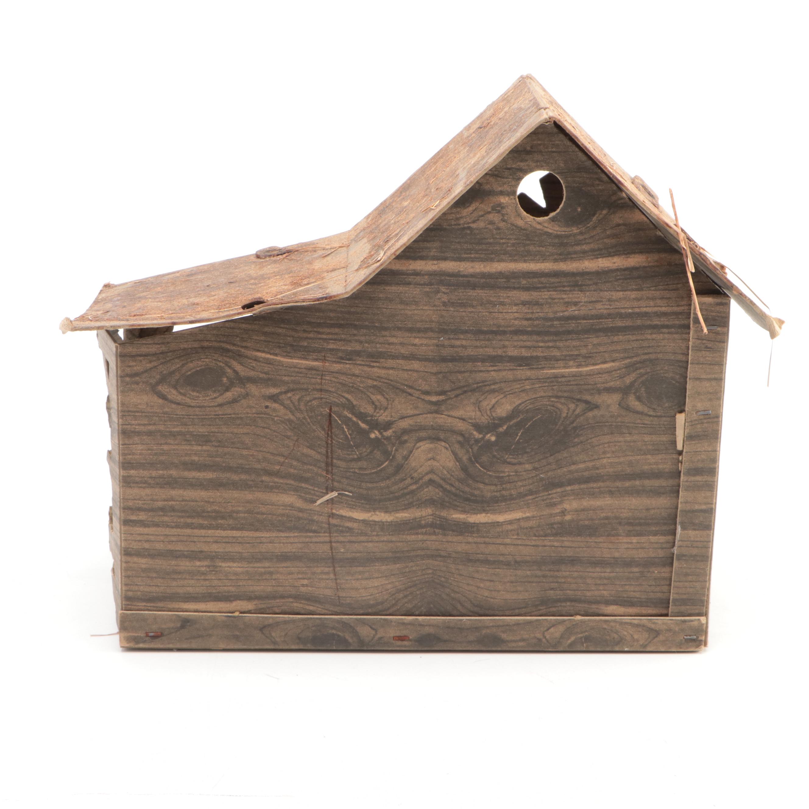 Italian Hand-Painted Chalkware Nativity, Mid-20th Century