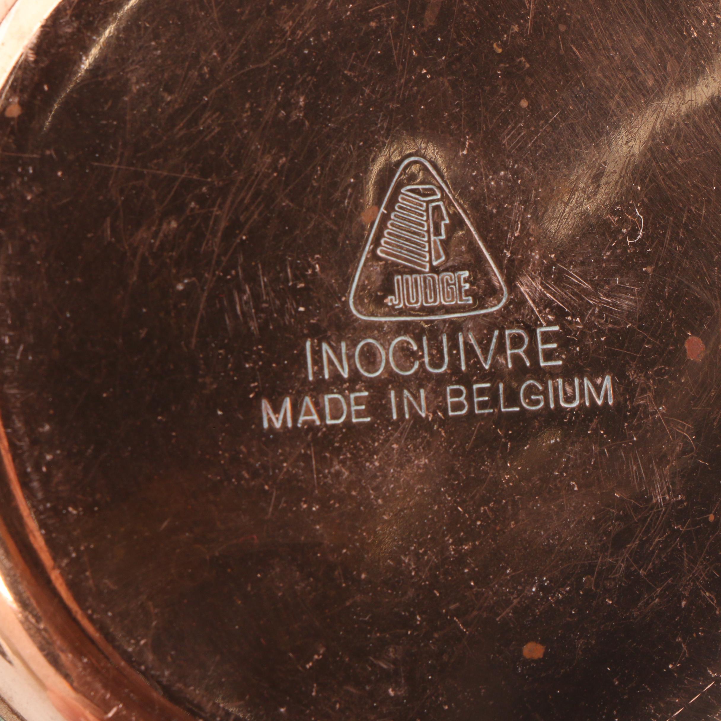 BIA Cordon Bleu and Other Copper Clad Cookware, Late 20th Century