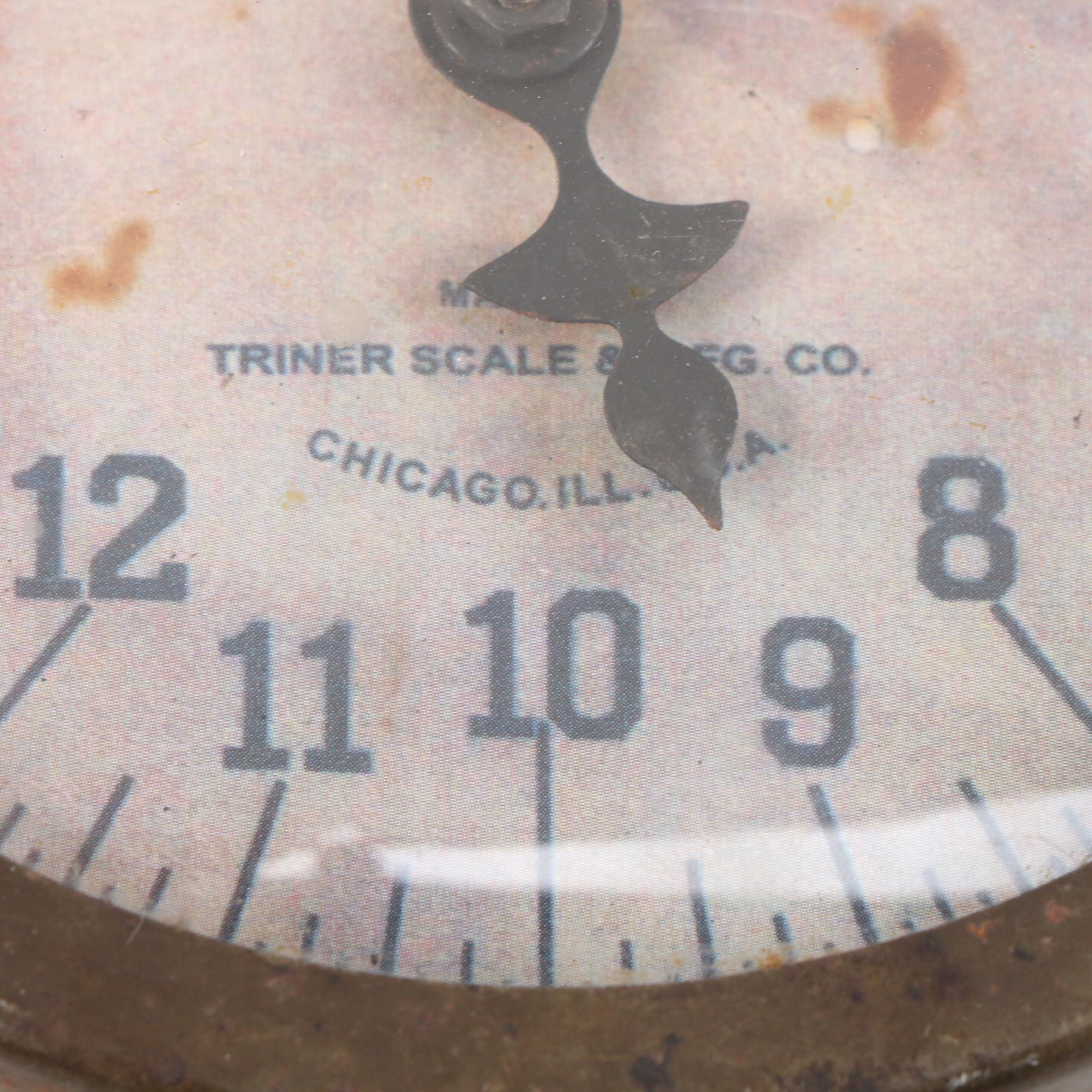 Triner Scale Mfg. Co. 20lb Hanging Post Office Scale, Early 20th Century