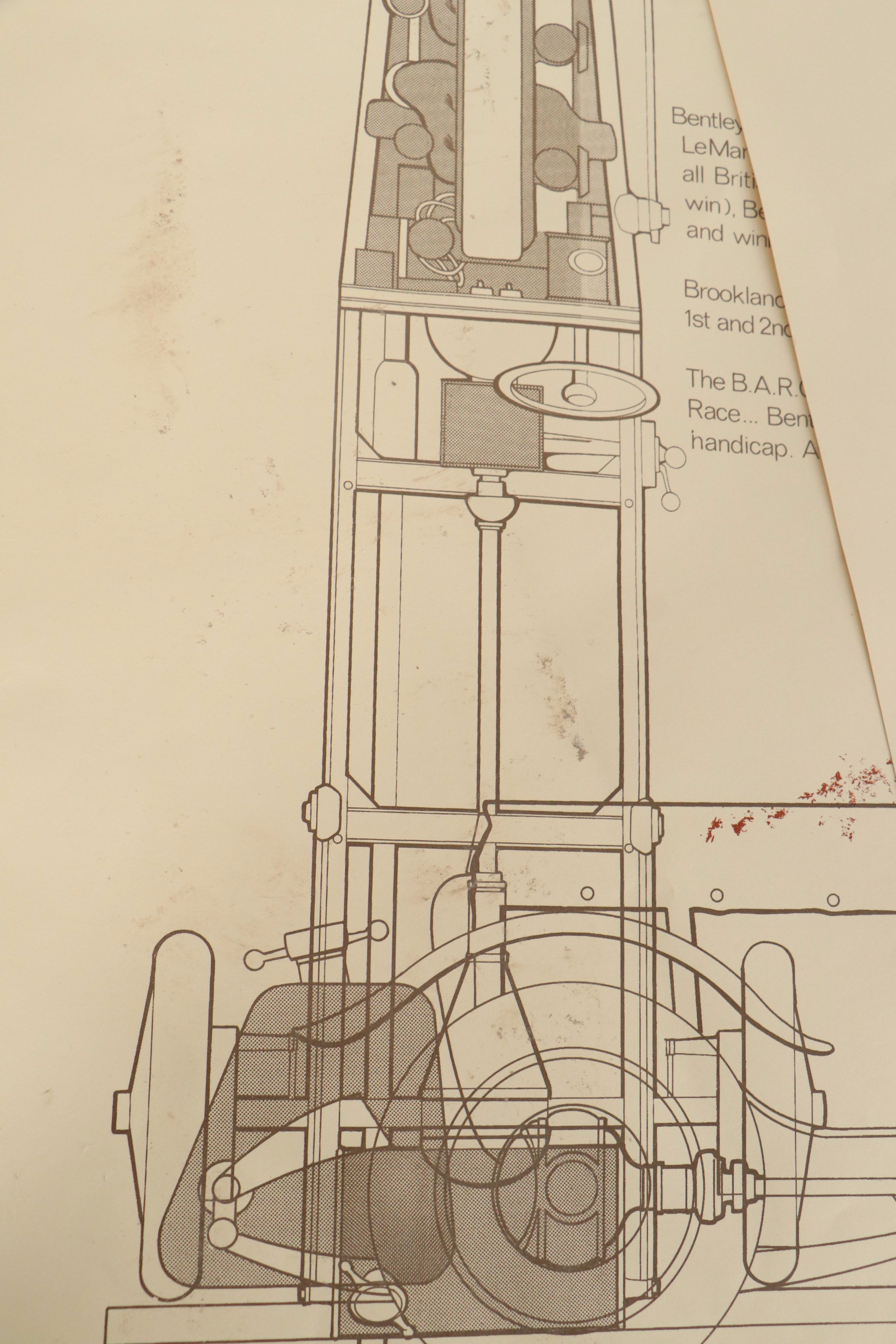 Jim Roslof Serigraphs "Bentley," Late 20th Century