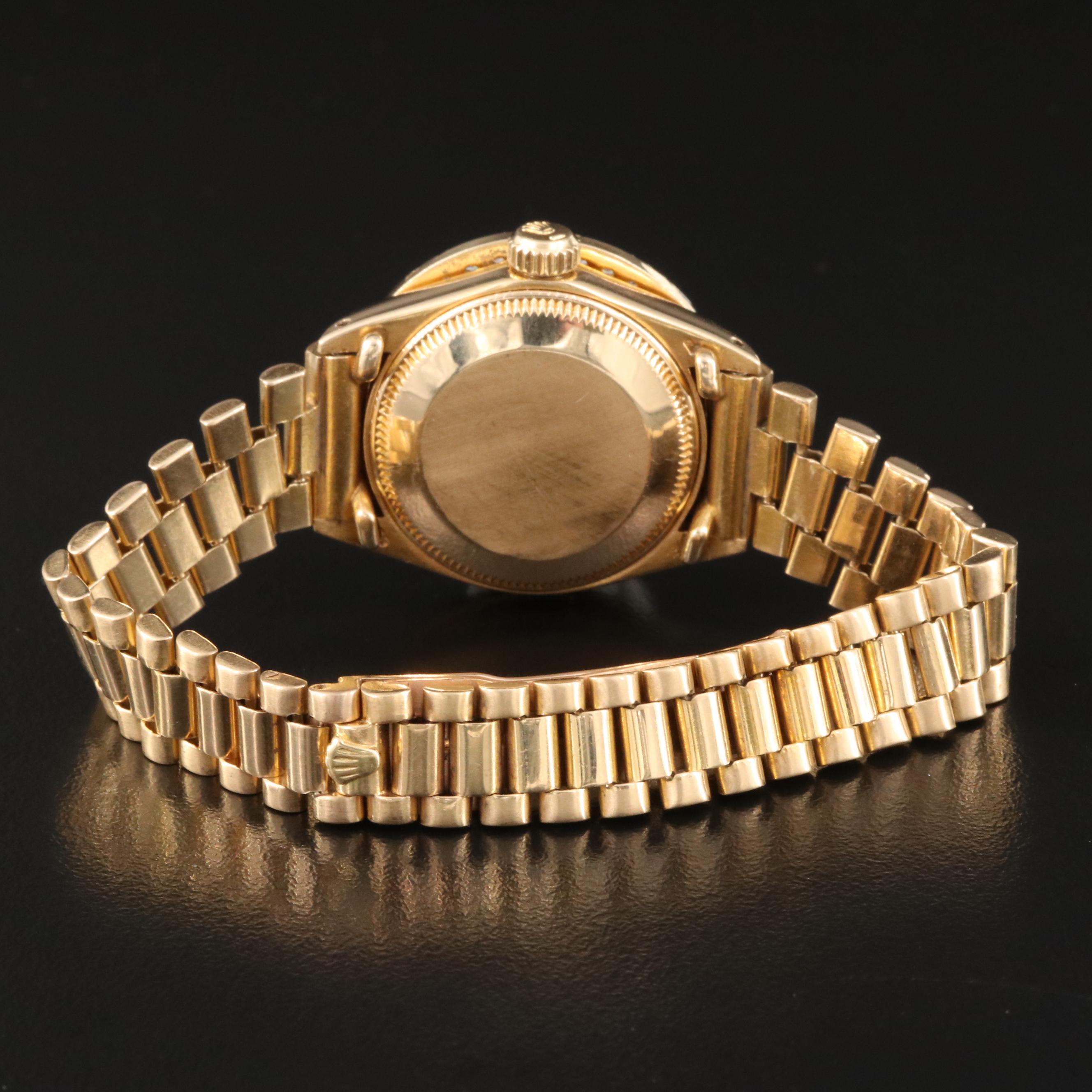 1978 Rolex Datejust Blue Diamond Dial Watch