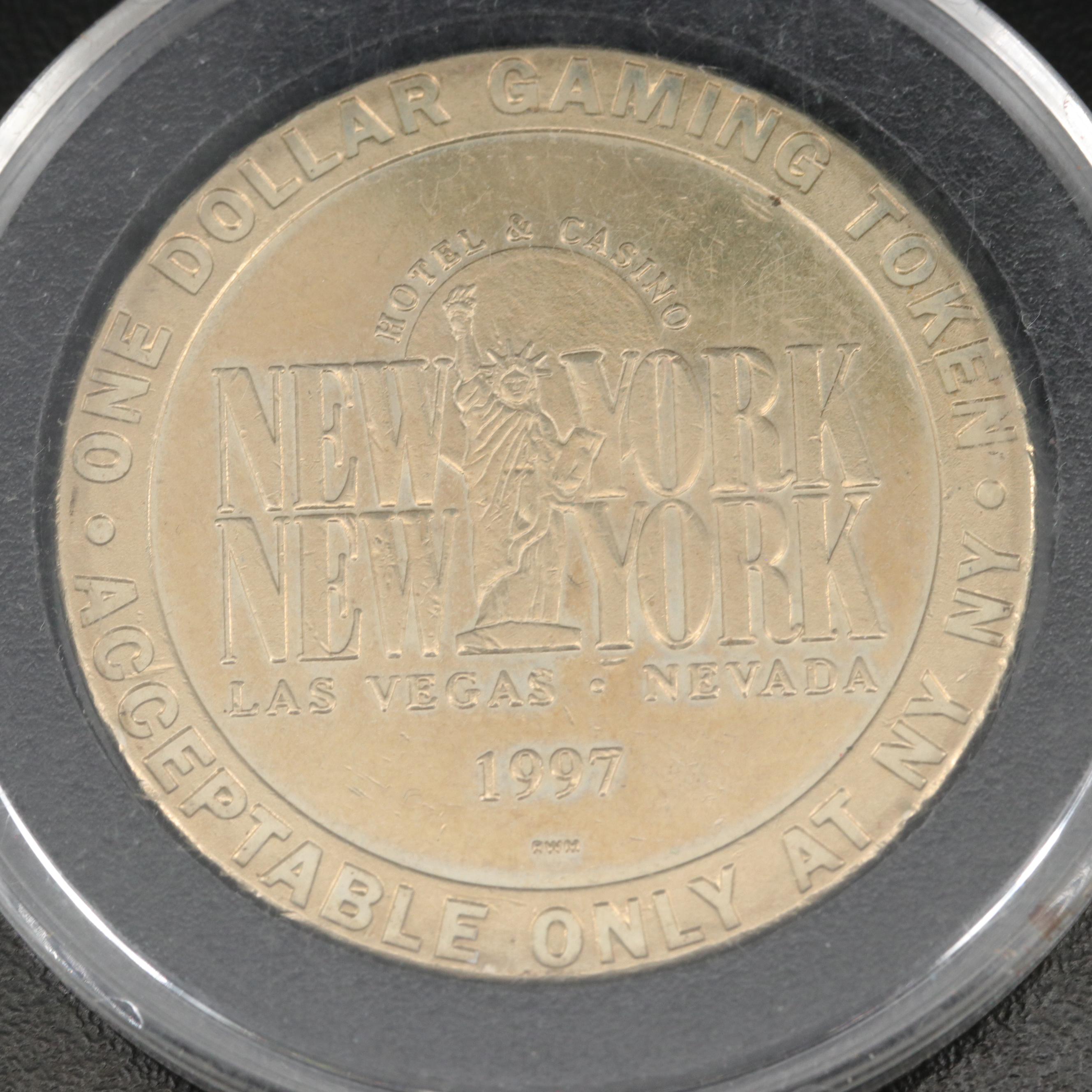 Six Casino Gaming Tokens, 20th Century