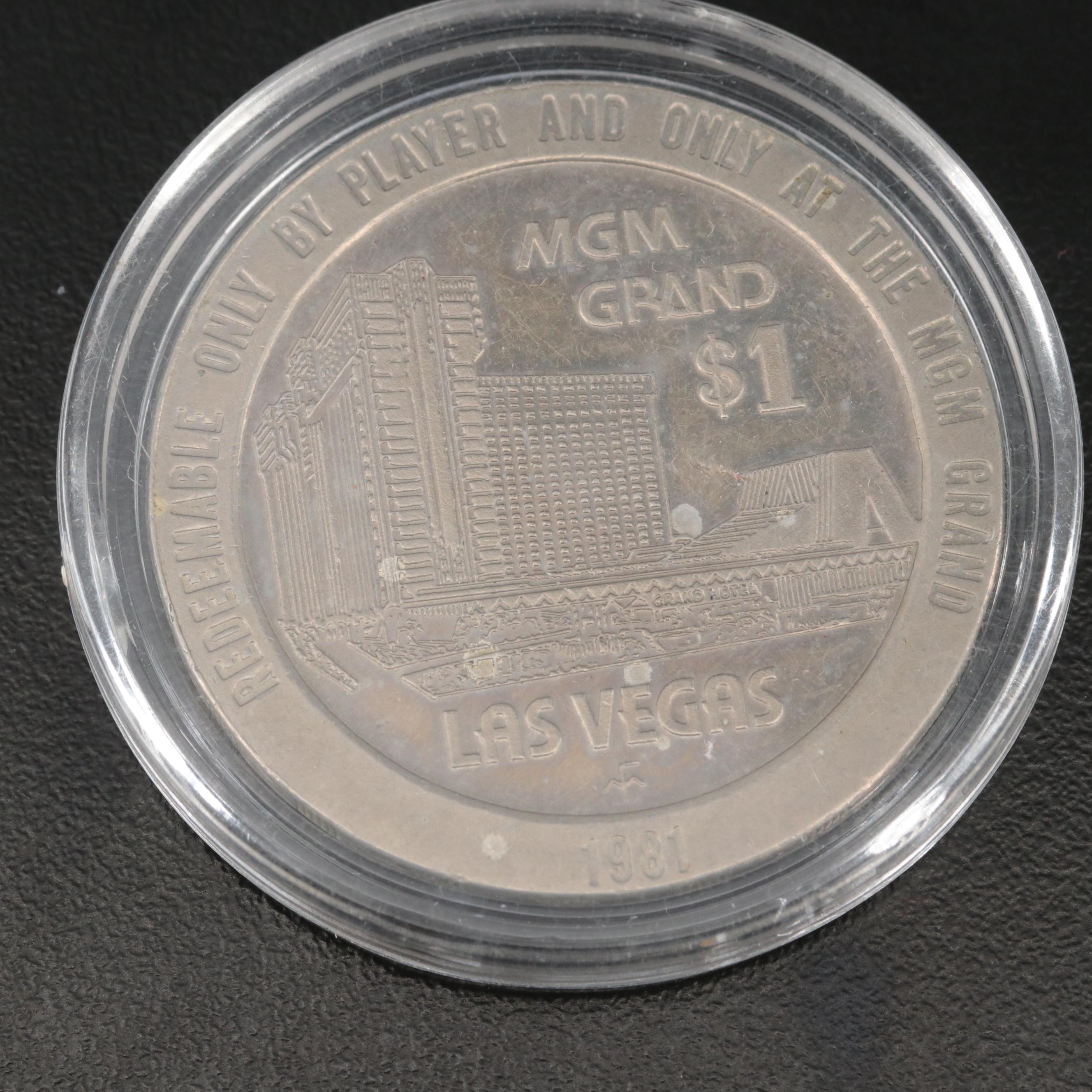 Six Casino Gaming Tokens, 20th Century