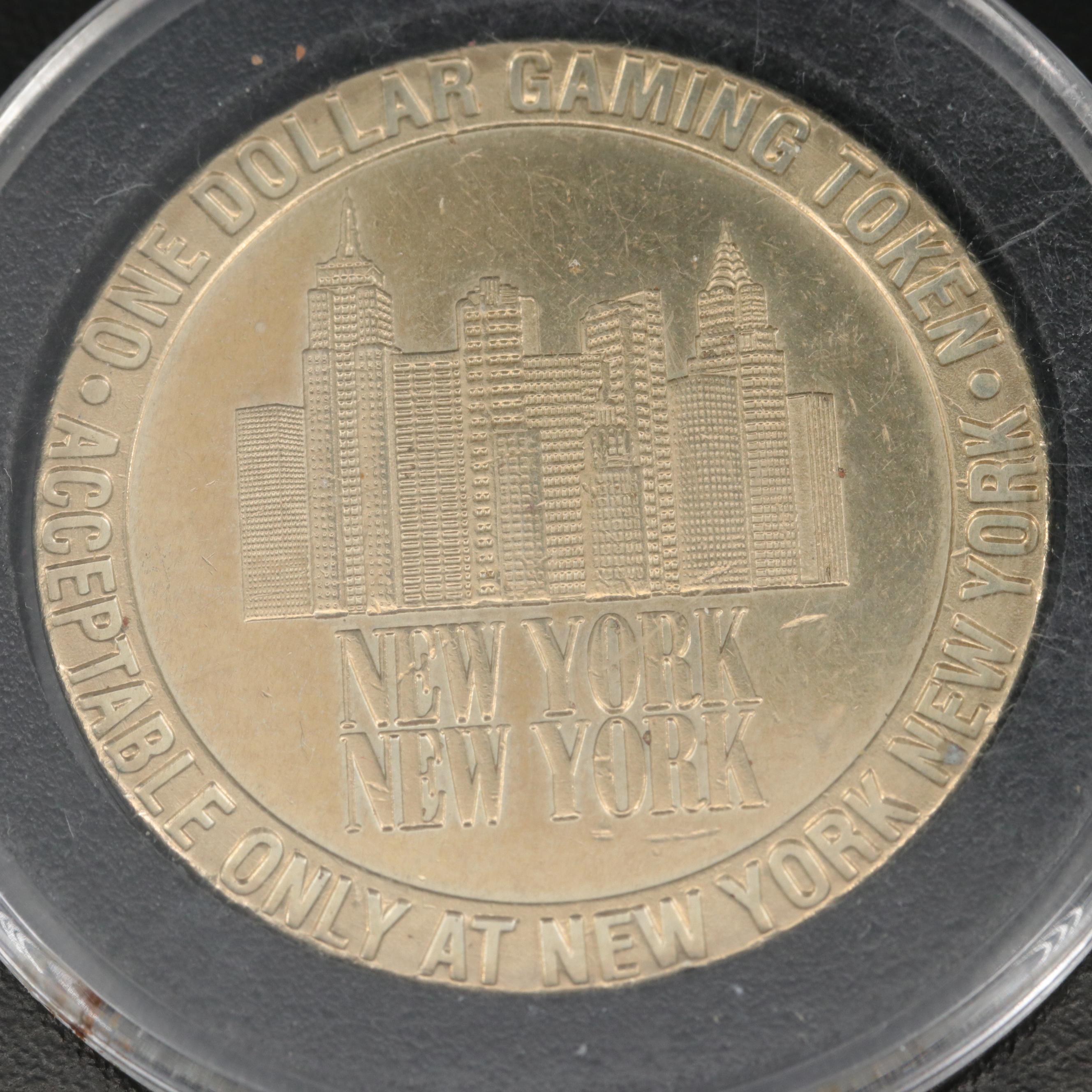 Six Casino Gaming Tokens, 20th Century