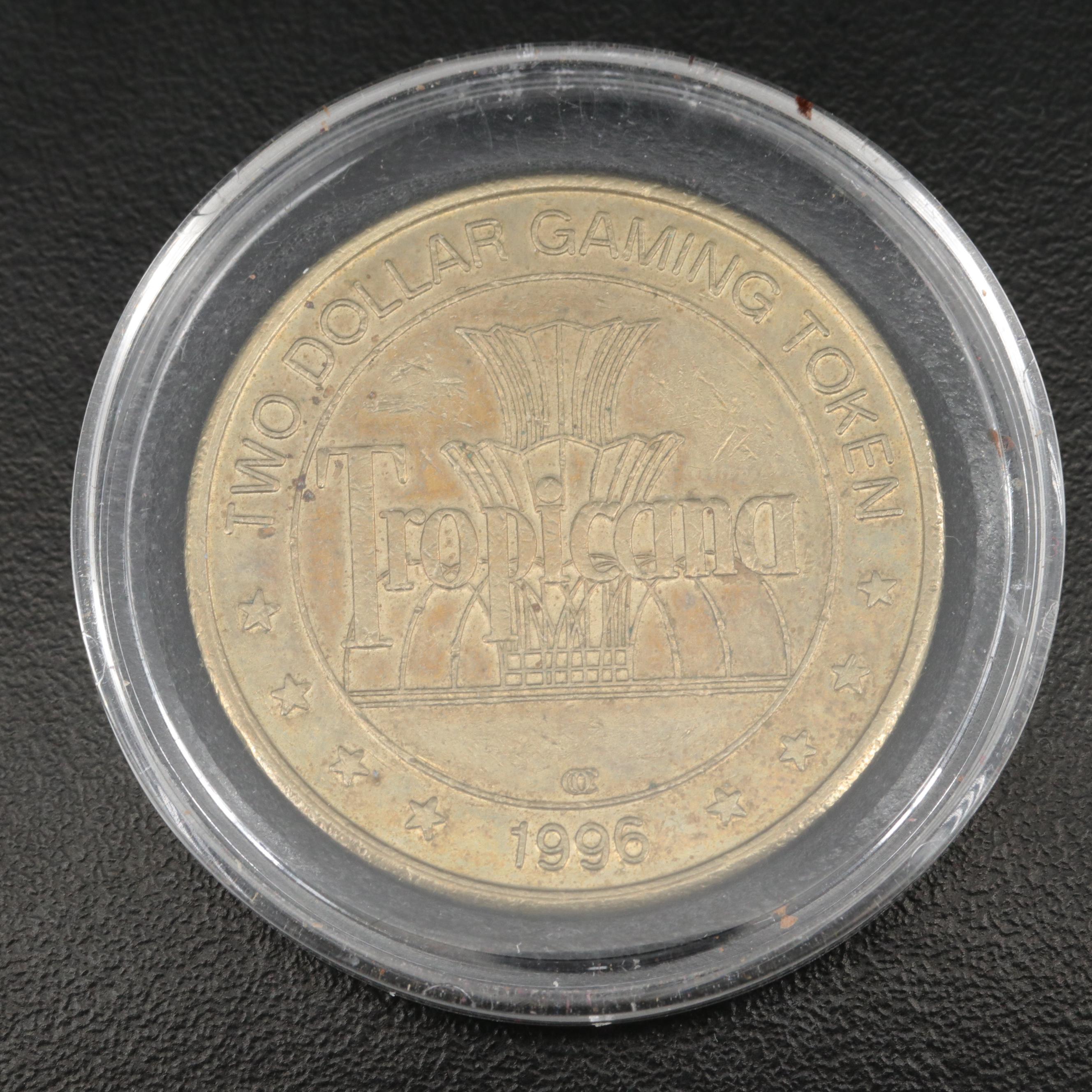 Six Casino Gaming Tokens, 20th Century