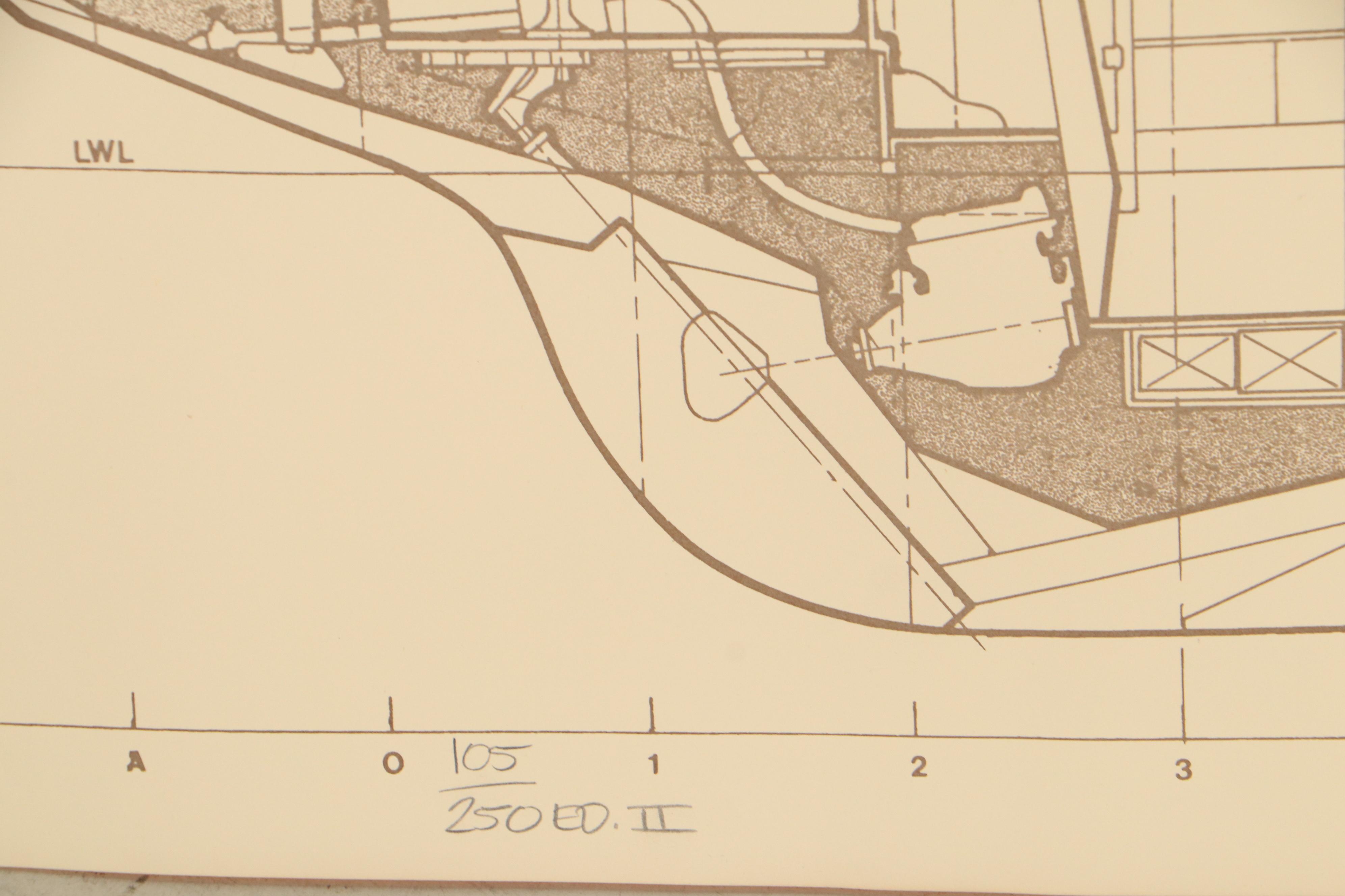 Jim Roslof Serigraph "Ocean Yawl" and "Bentley," Late 20th Century