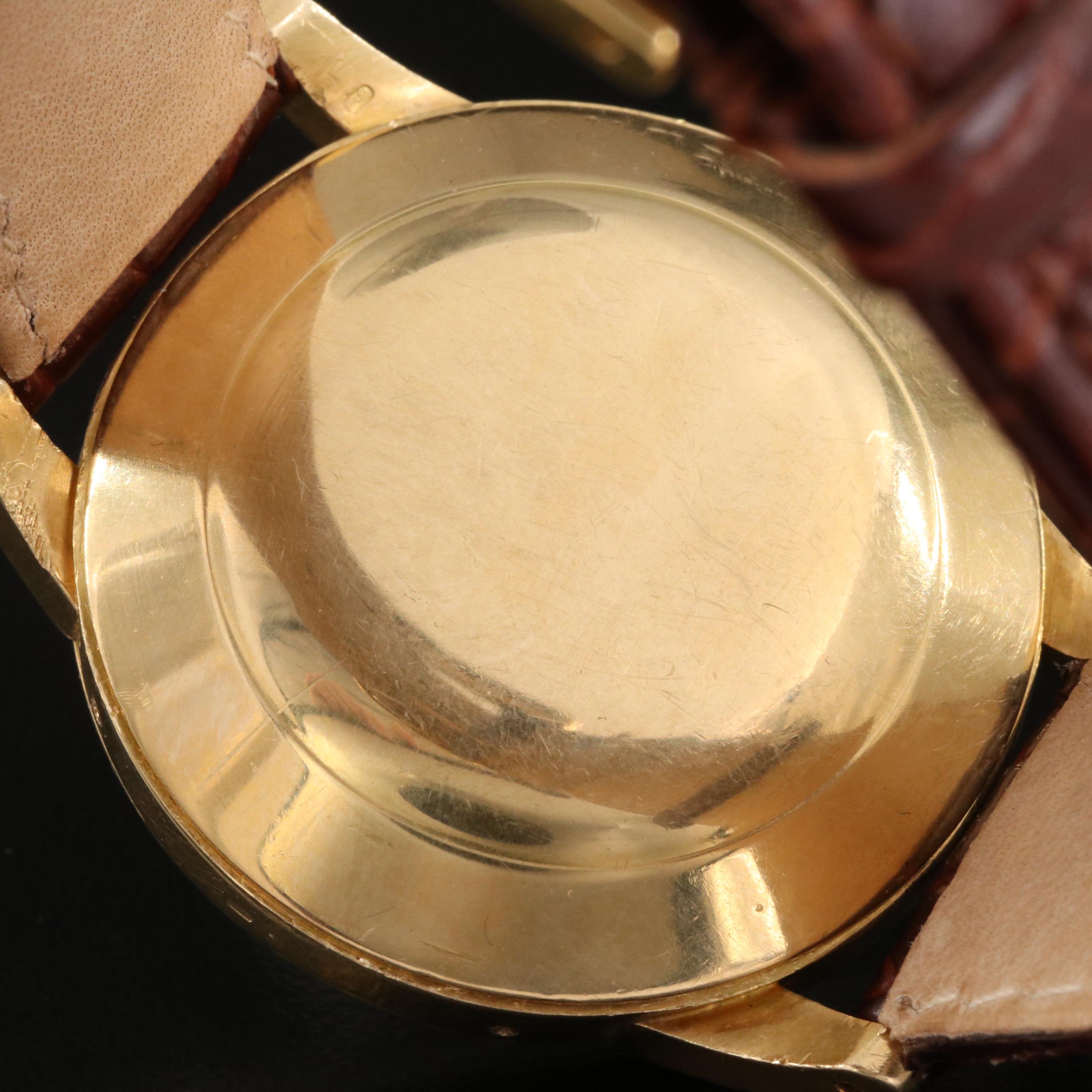 18K Rolex "Padellone" Triple Date Moon Phase Automatic Watch