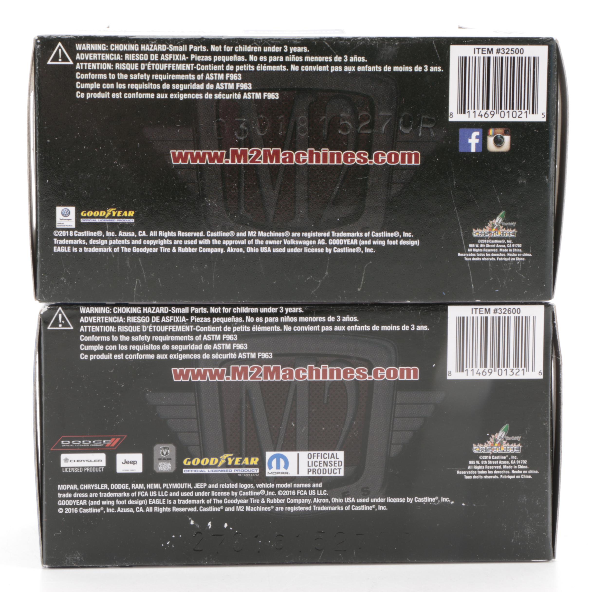 M2 Machines Volkswagen and Other Diecast 1:64 Model Cars