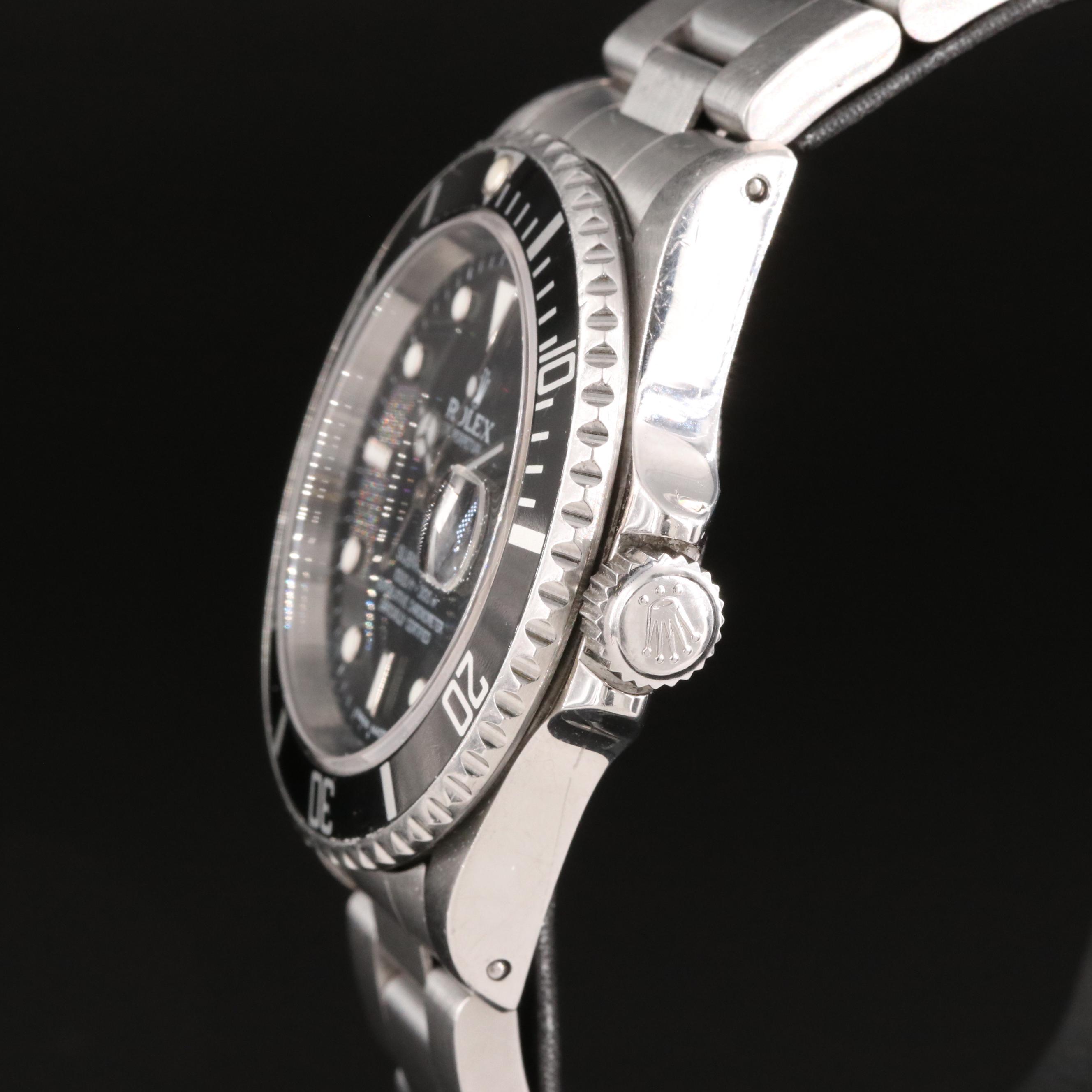 1995 Rolex Submariner Date Automatic Watch