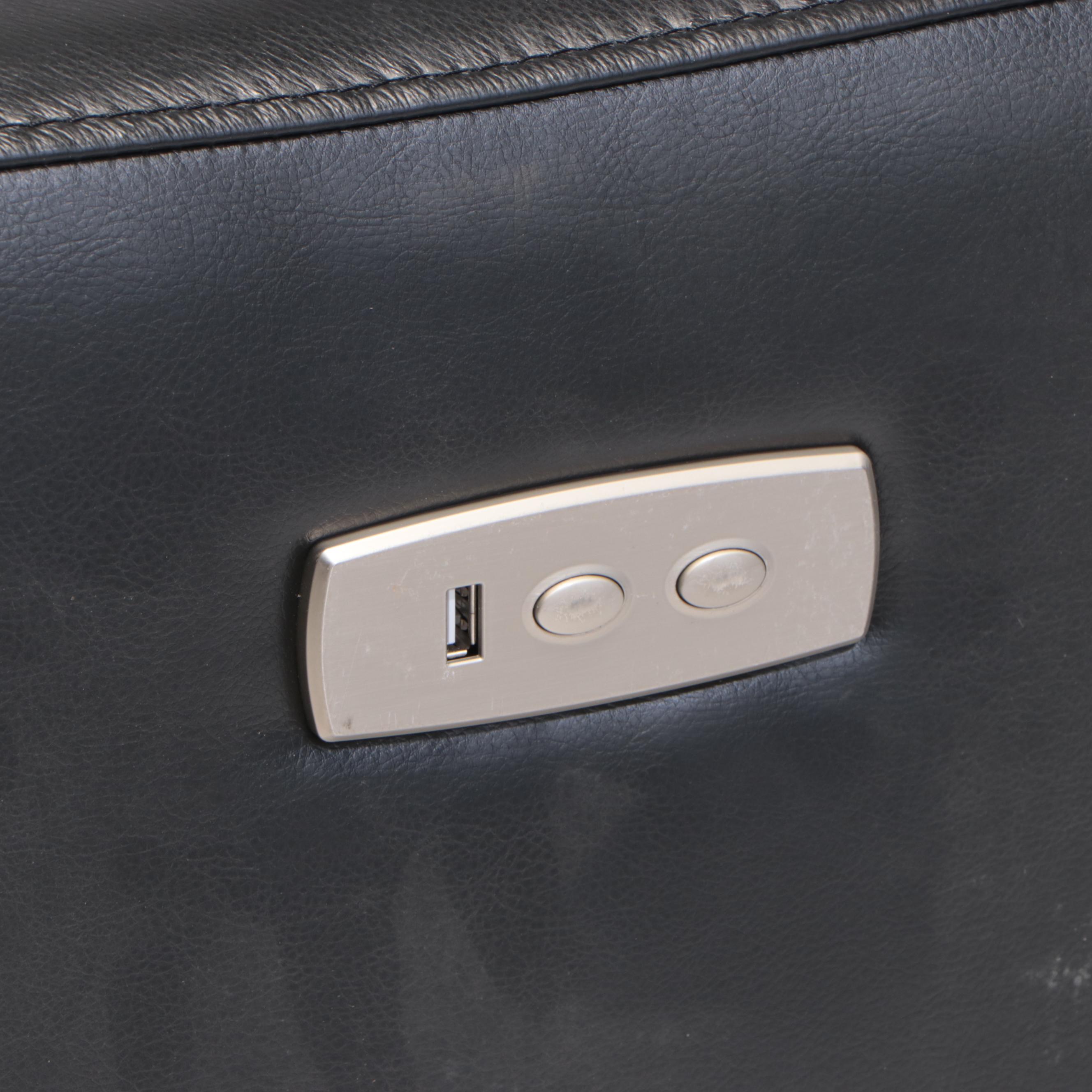 Gilman Creek Leather Power Reclining Two-Piece Sectional Sofa