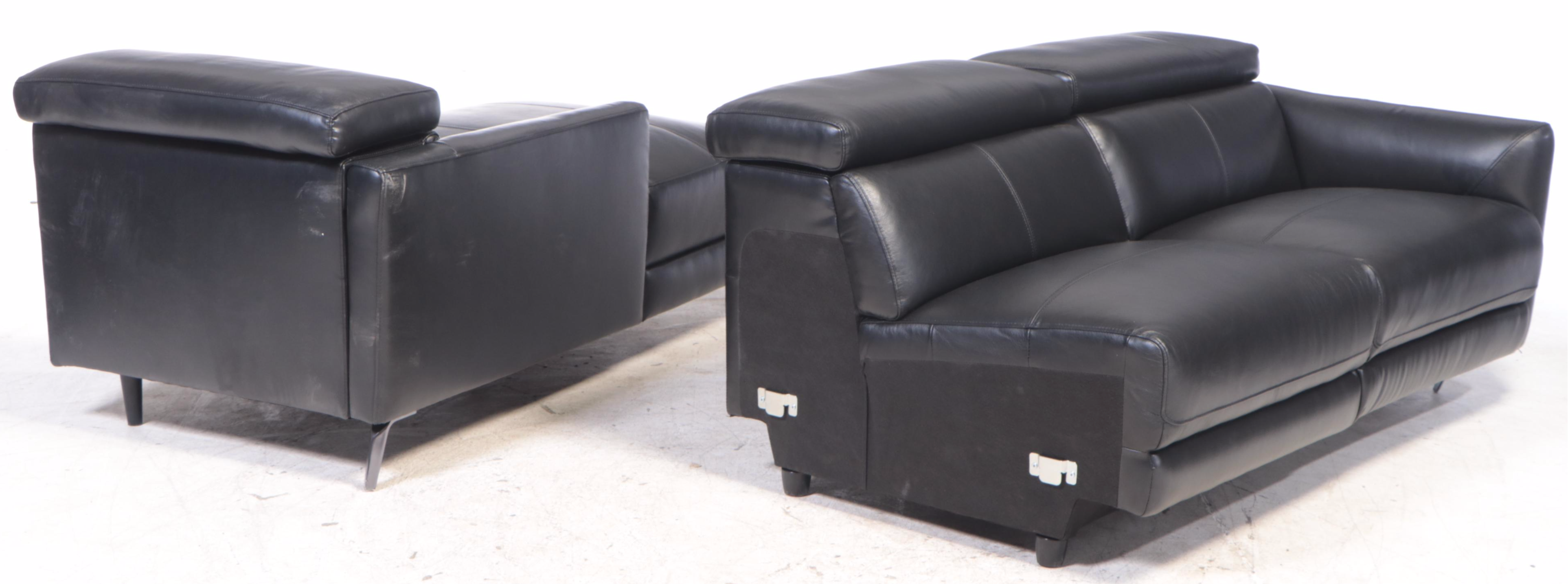 Gilman Creek Leather Power Reclining Two-Piece Sectional Sofa