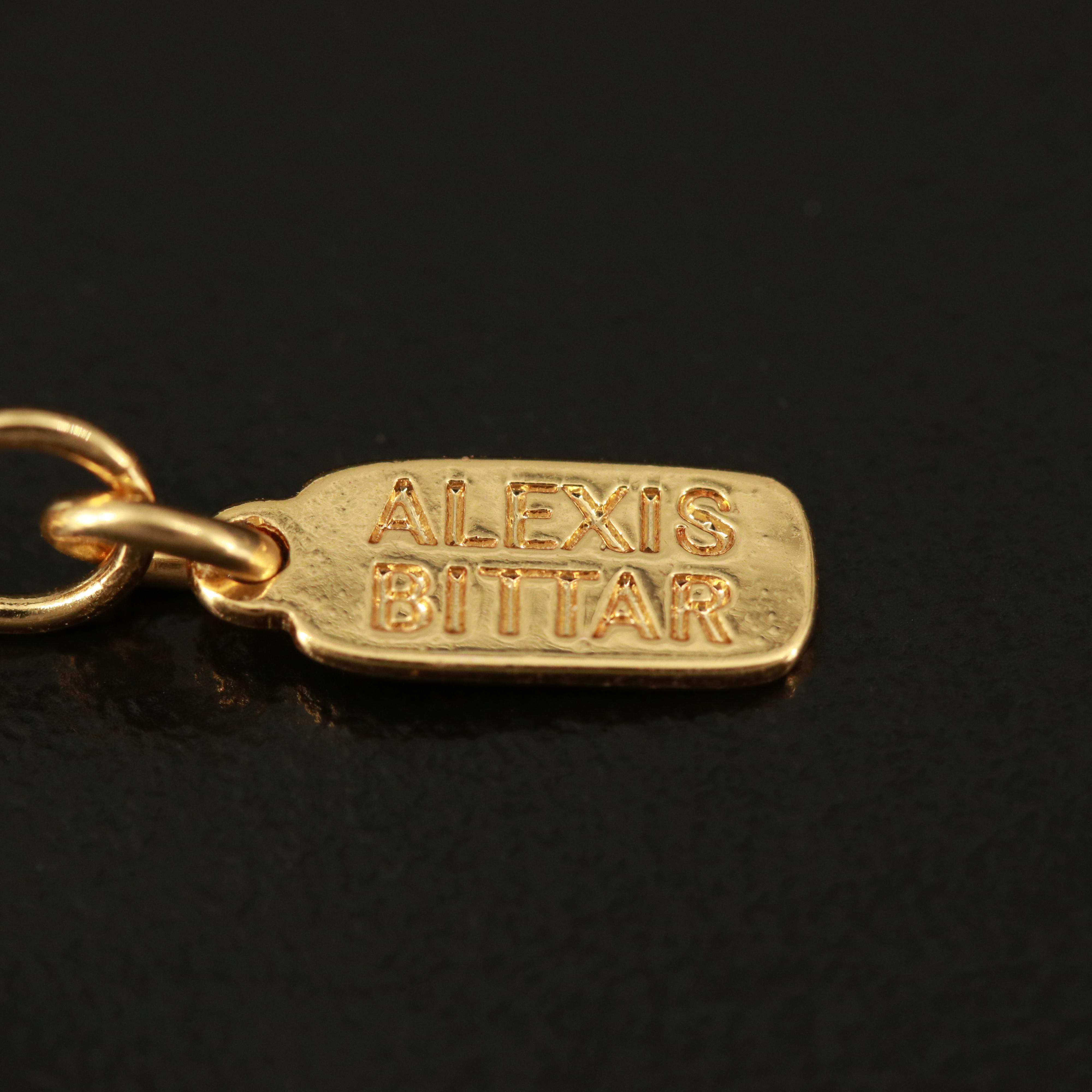 Alexis Bittar Necklaces Including Abalone Doublet, Chalcedony and Rhinestones