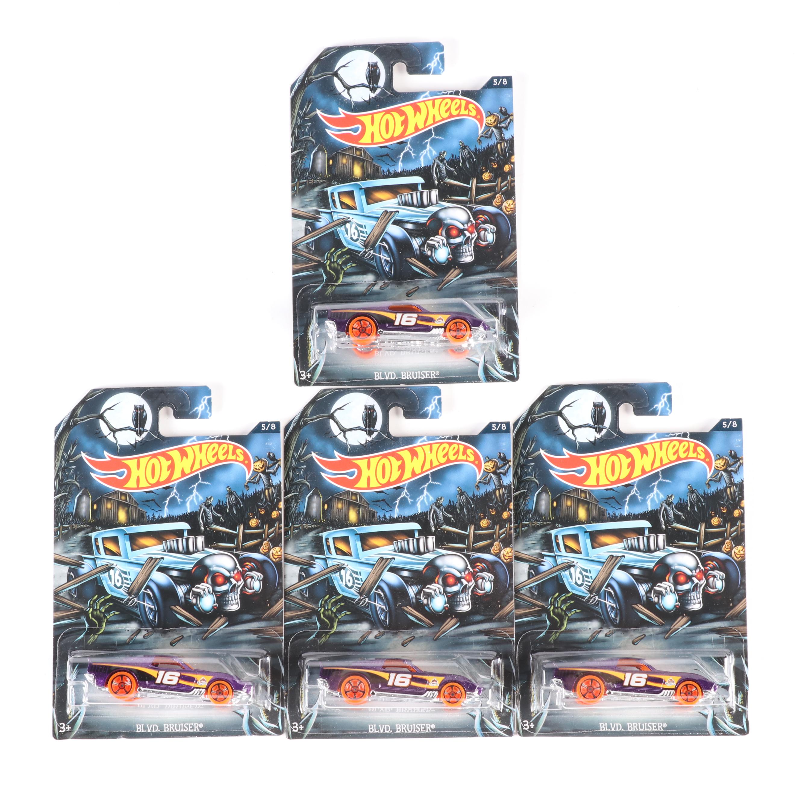 Mattel Hot Wheels Cars in Packages Including Bone Shaker, Dieselboy and More