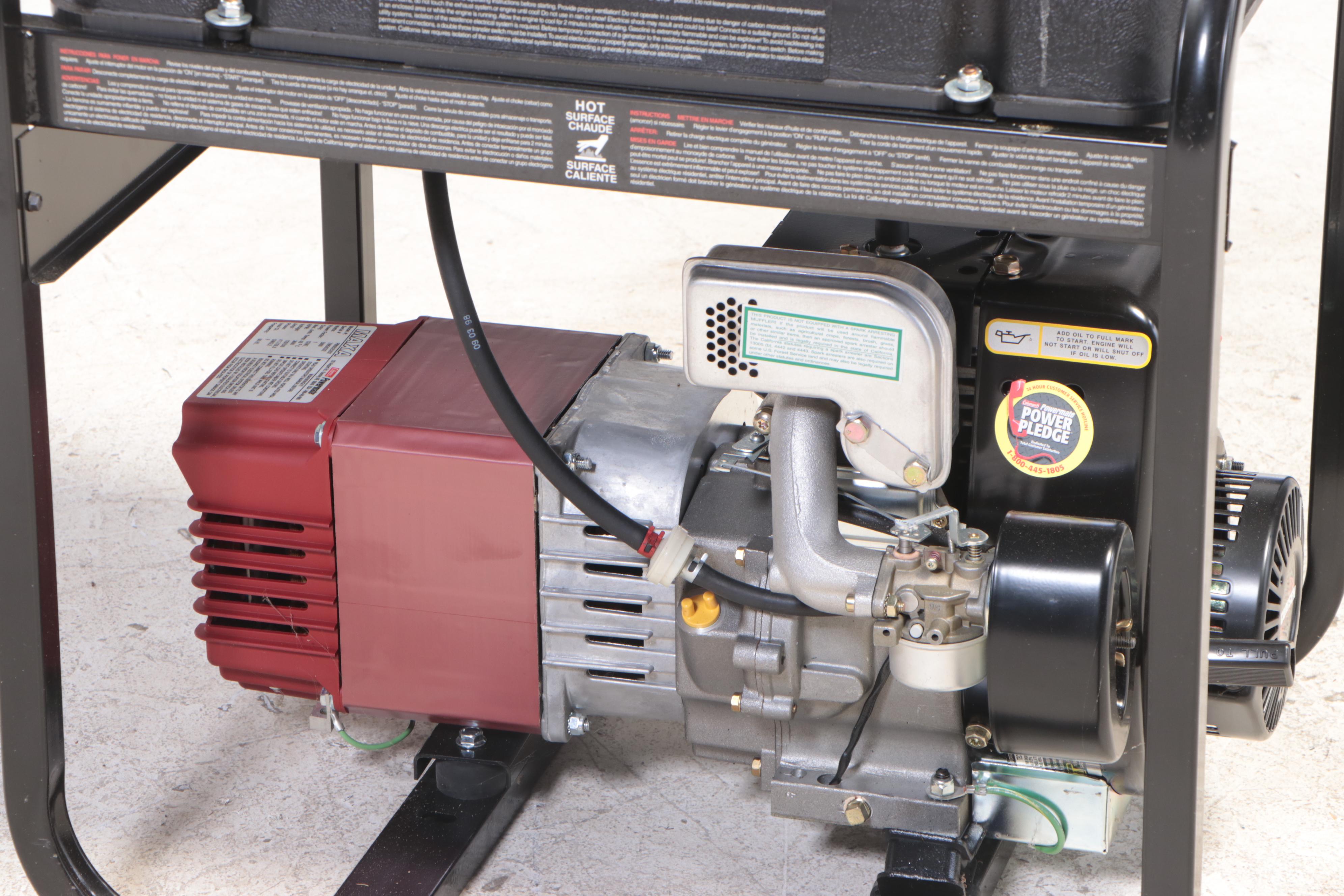 Coleman "Powermate MAXA 5000 ER" Extended Run Electric Generator