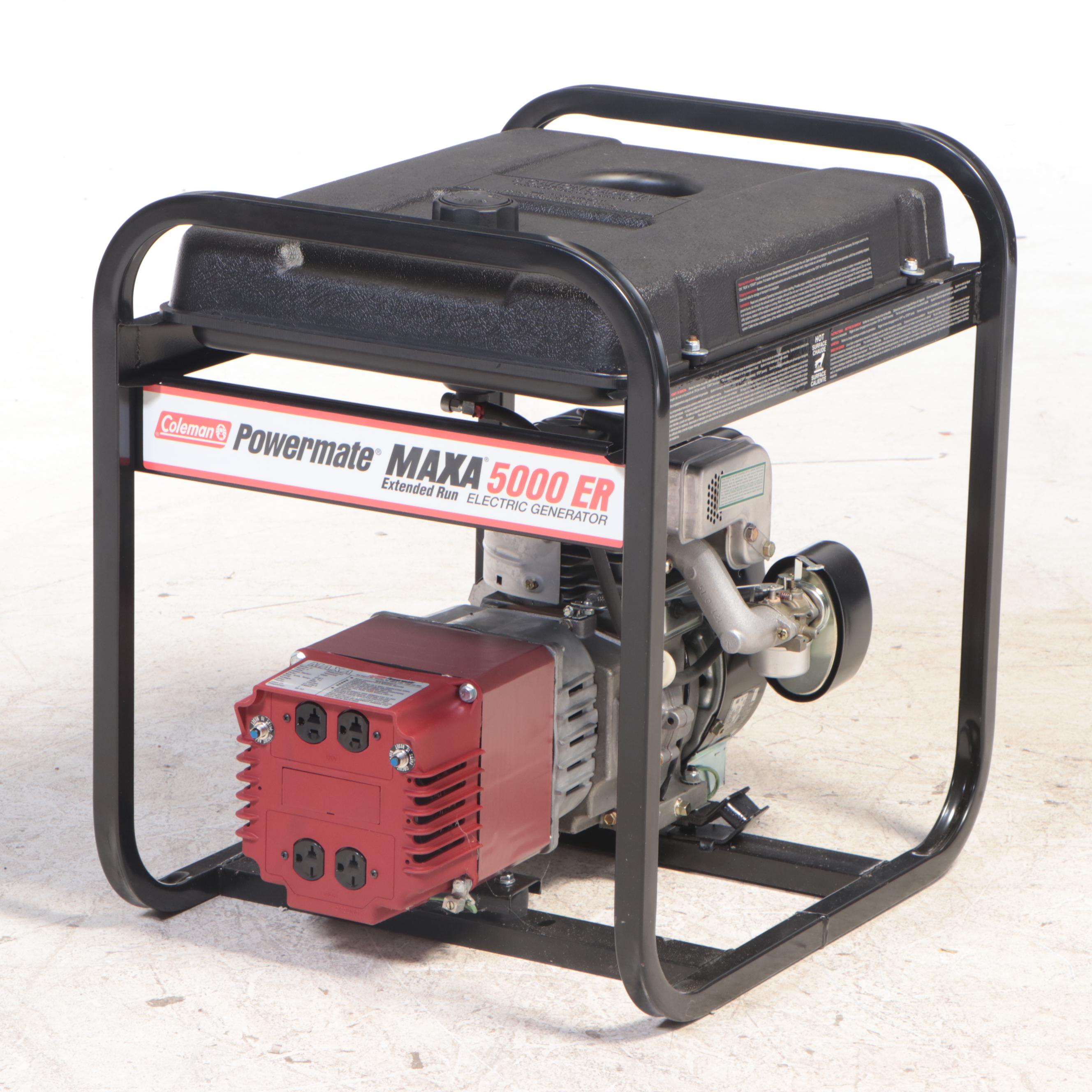 Coleman "Powermate MAXA 5000 ER" Extended Run Electric Generator