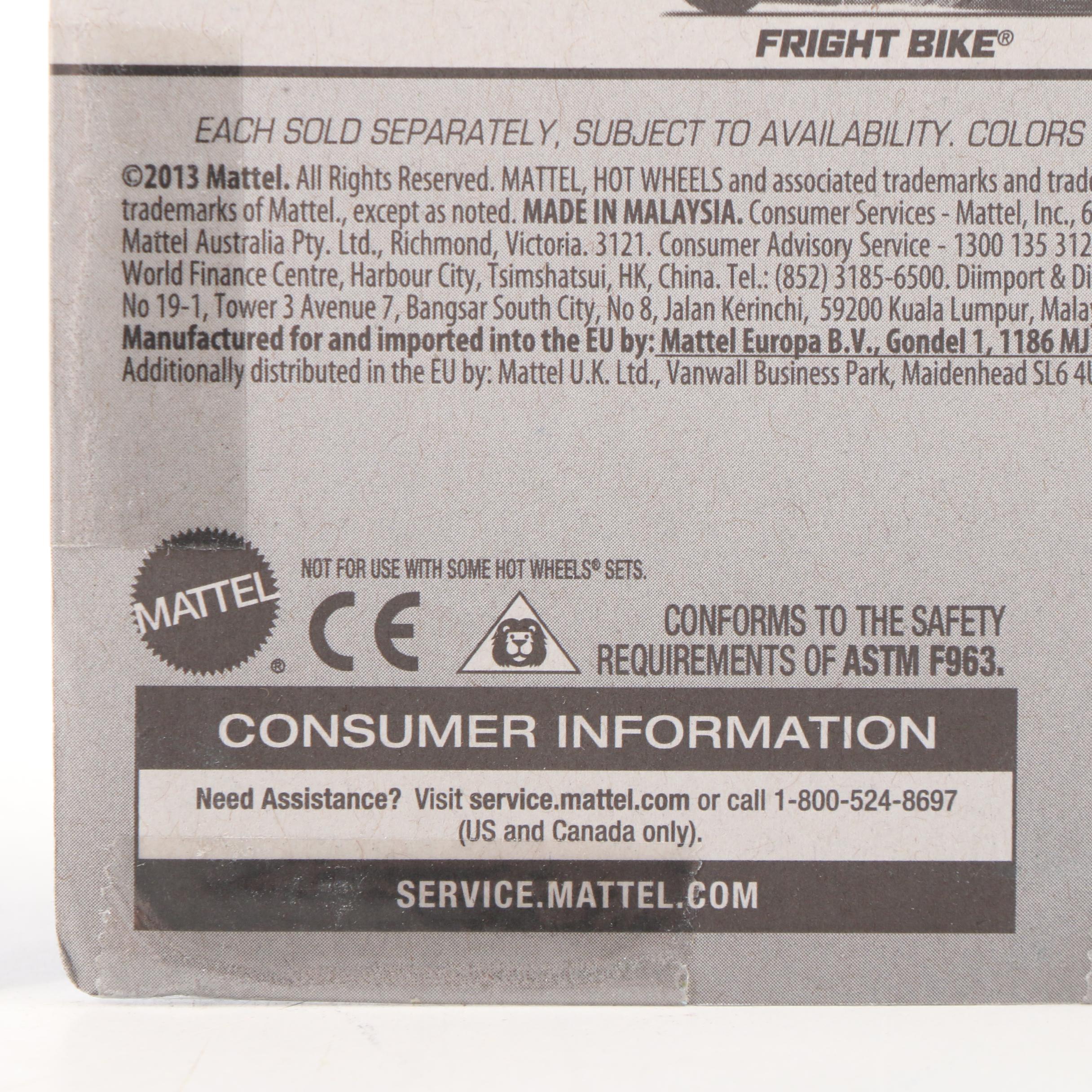 Mattel Hot Wheels Hammer Sled, Airy 8, Pit Cruiser and Other Toy Bikes