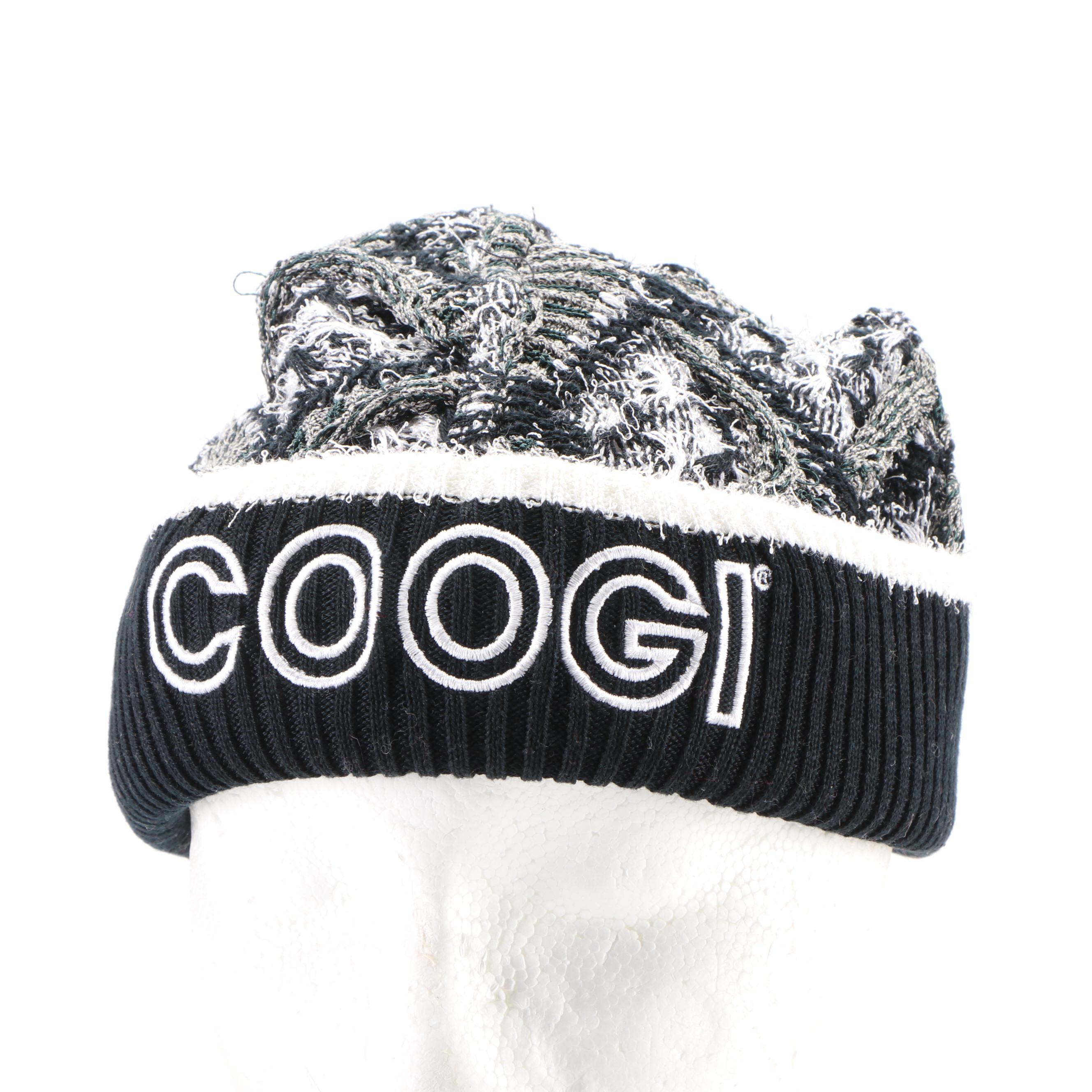 Coogi Australia Bucket Bag and Duriff Beanie in Embroidered Blend