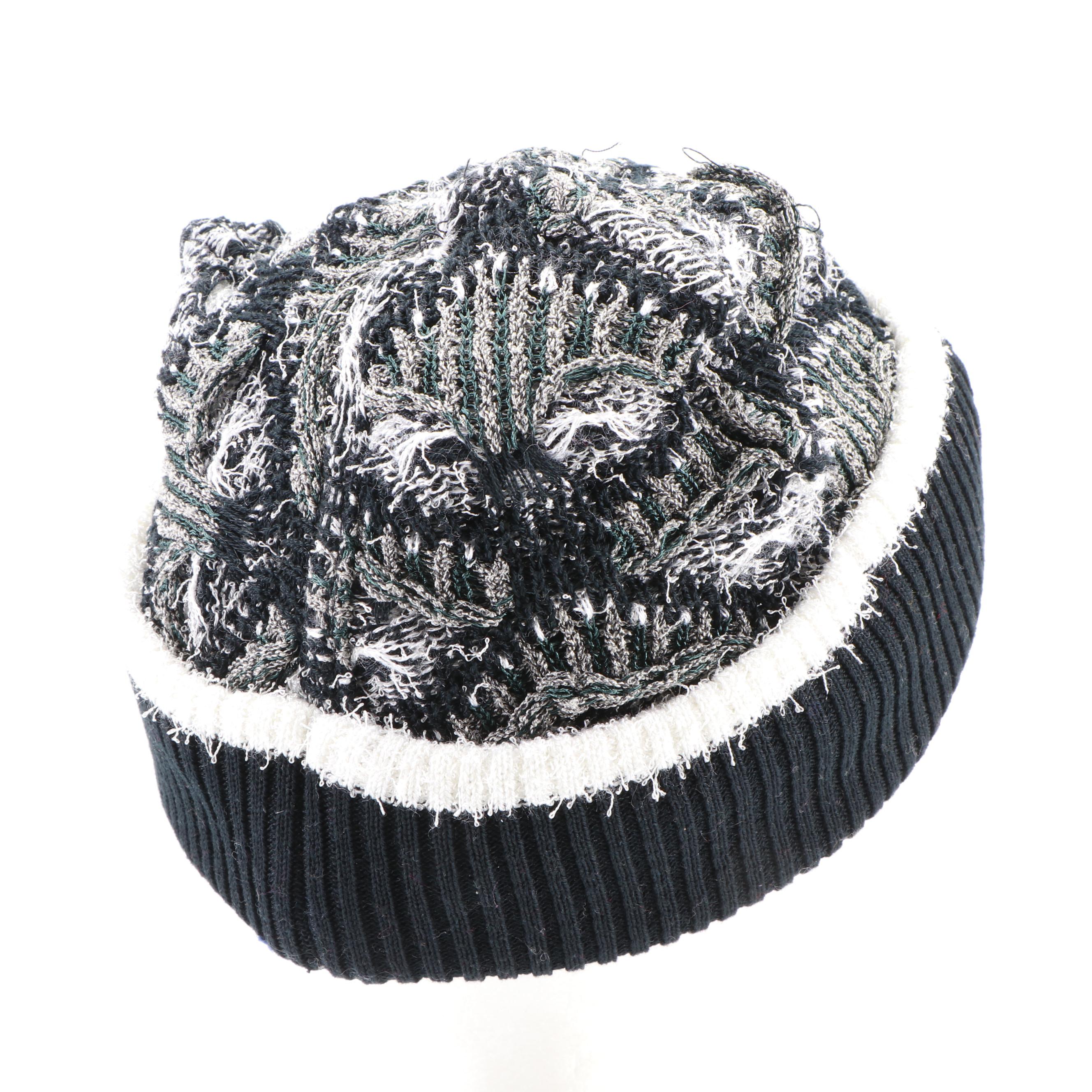 Coogi Australia Bucket Bag and Duriff Beanie in Embroidered Blend