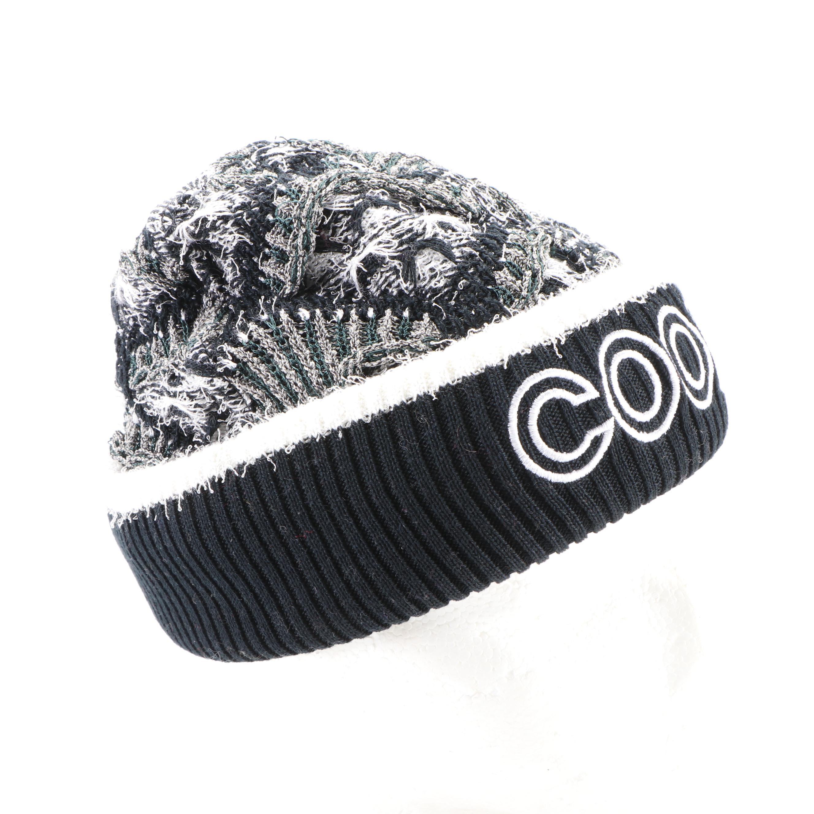 Coogi Australia Bucket Bag and Duriff Beanie in Embroidered Blend