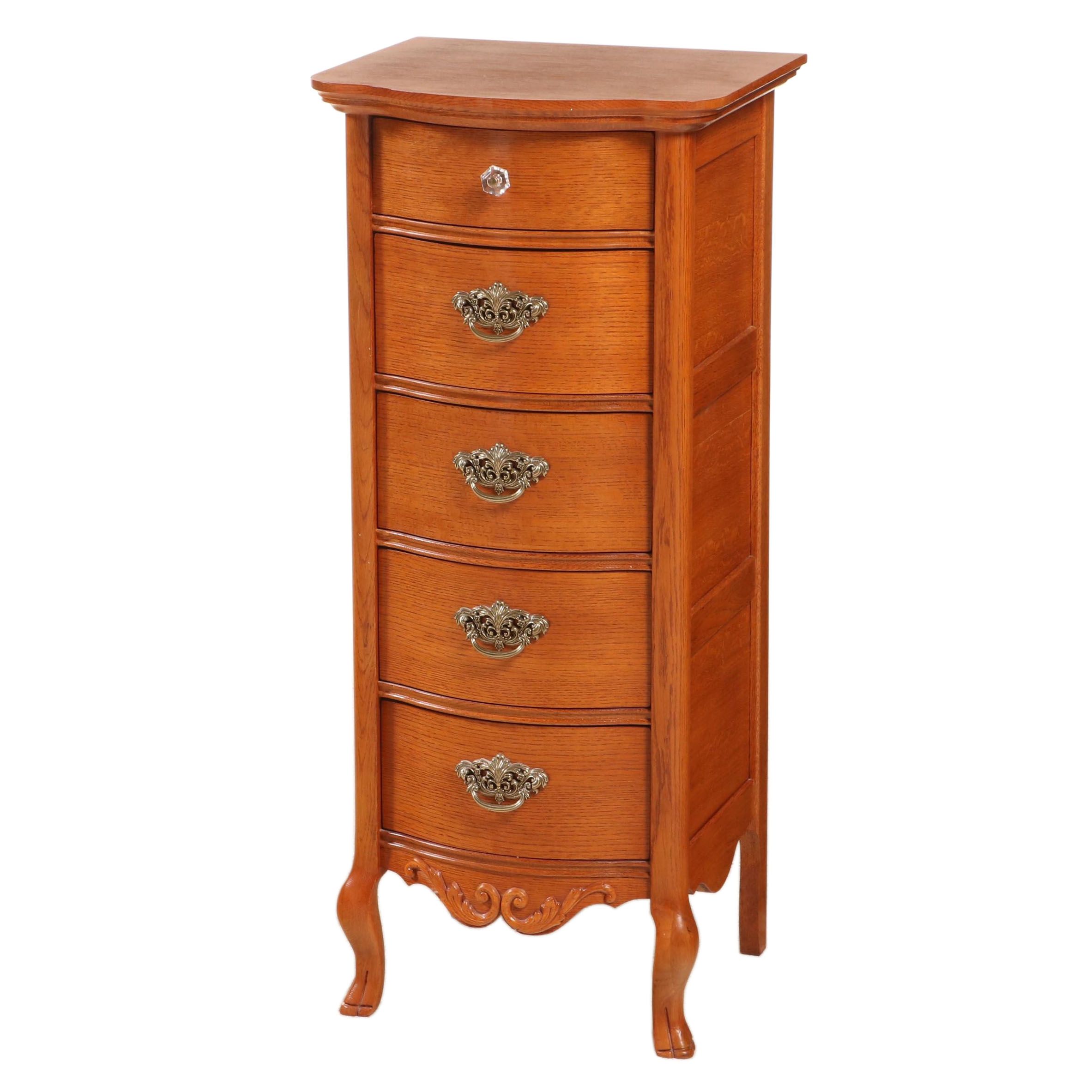 Lexington Victorian Style Oak Lingerie Chest