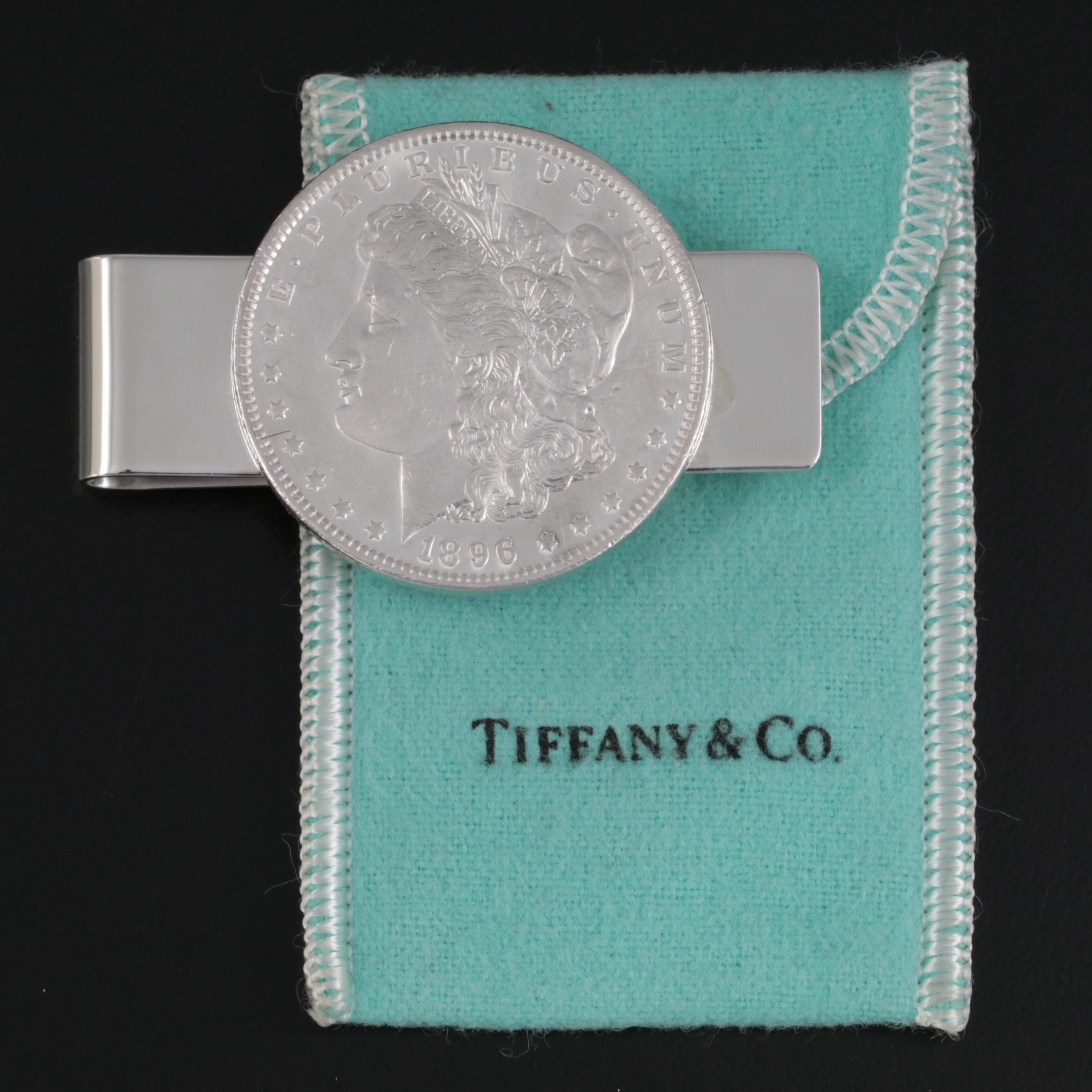 Tiffany & Co. Morgan Silver Dollar and Sterling Money Clip