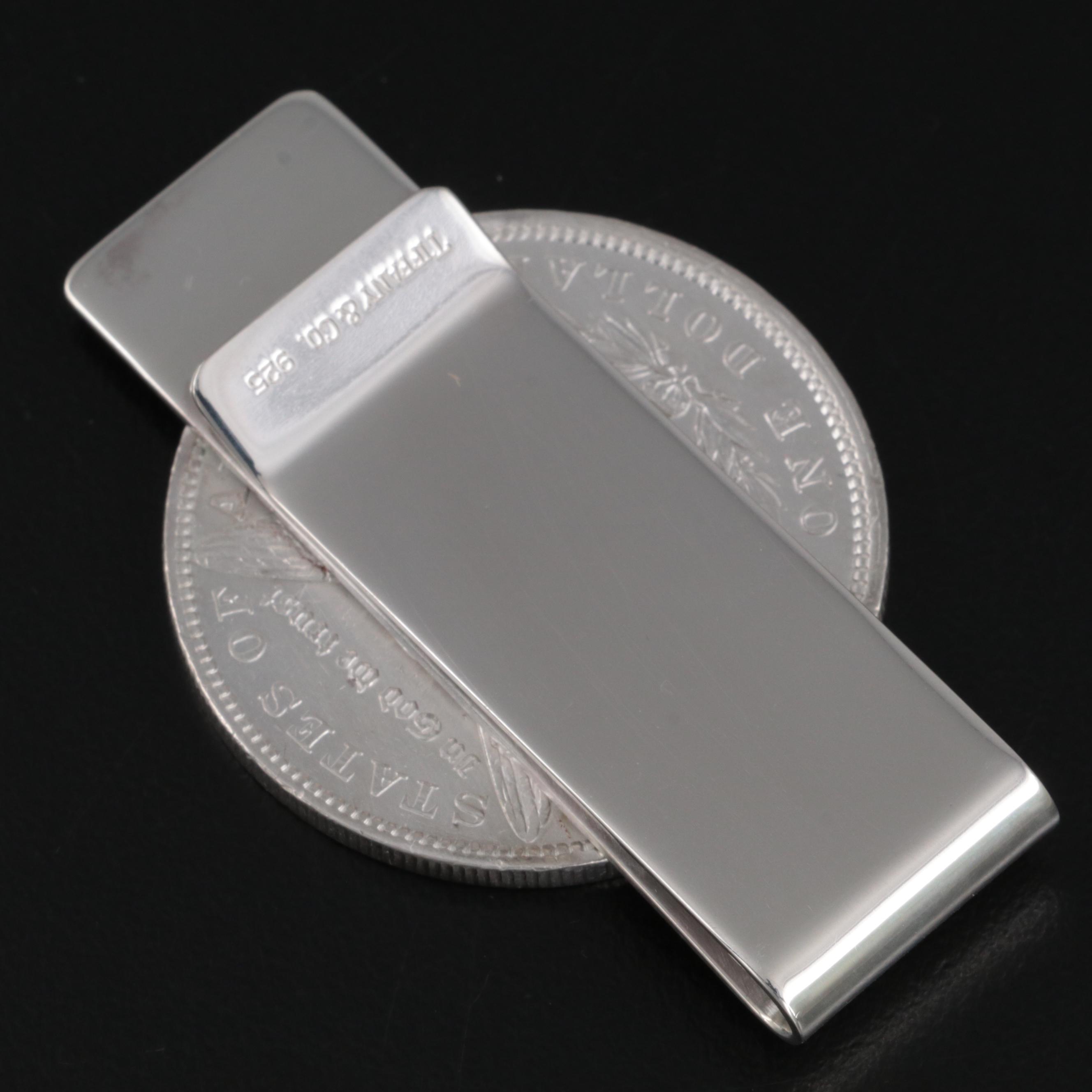 Tiffany & Co. Morgan Silver Dollar and Sterling Money Clip