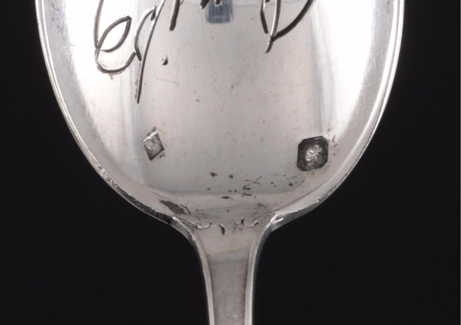 Simons Brothers Sterling Silver Nut Dish with Other Silver Souvenir Spoons