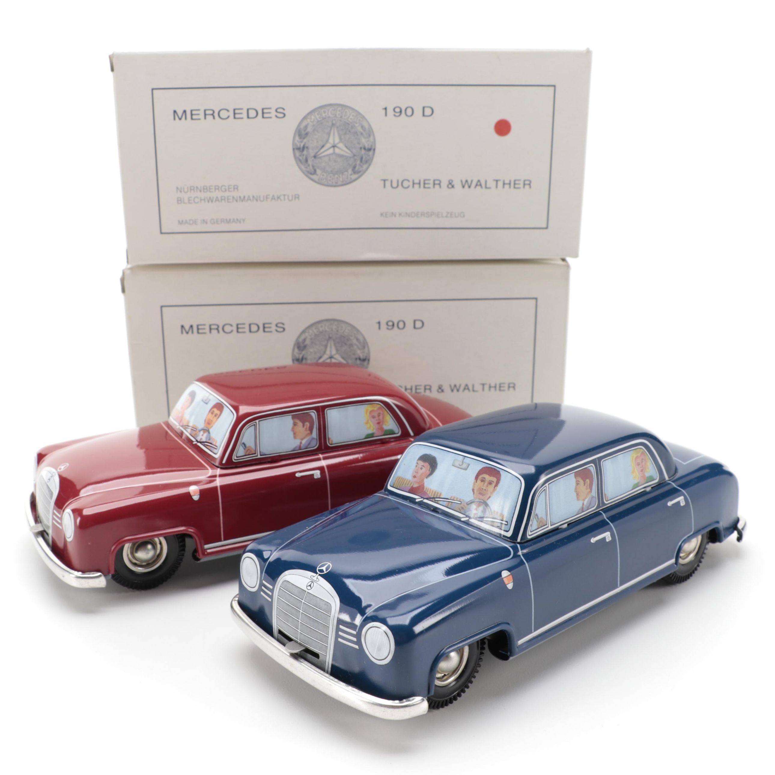 Tucher & Walther Mercedes-Benz 190 D Wind-Up Cars