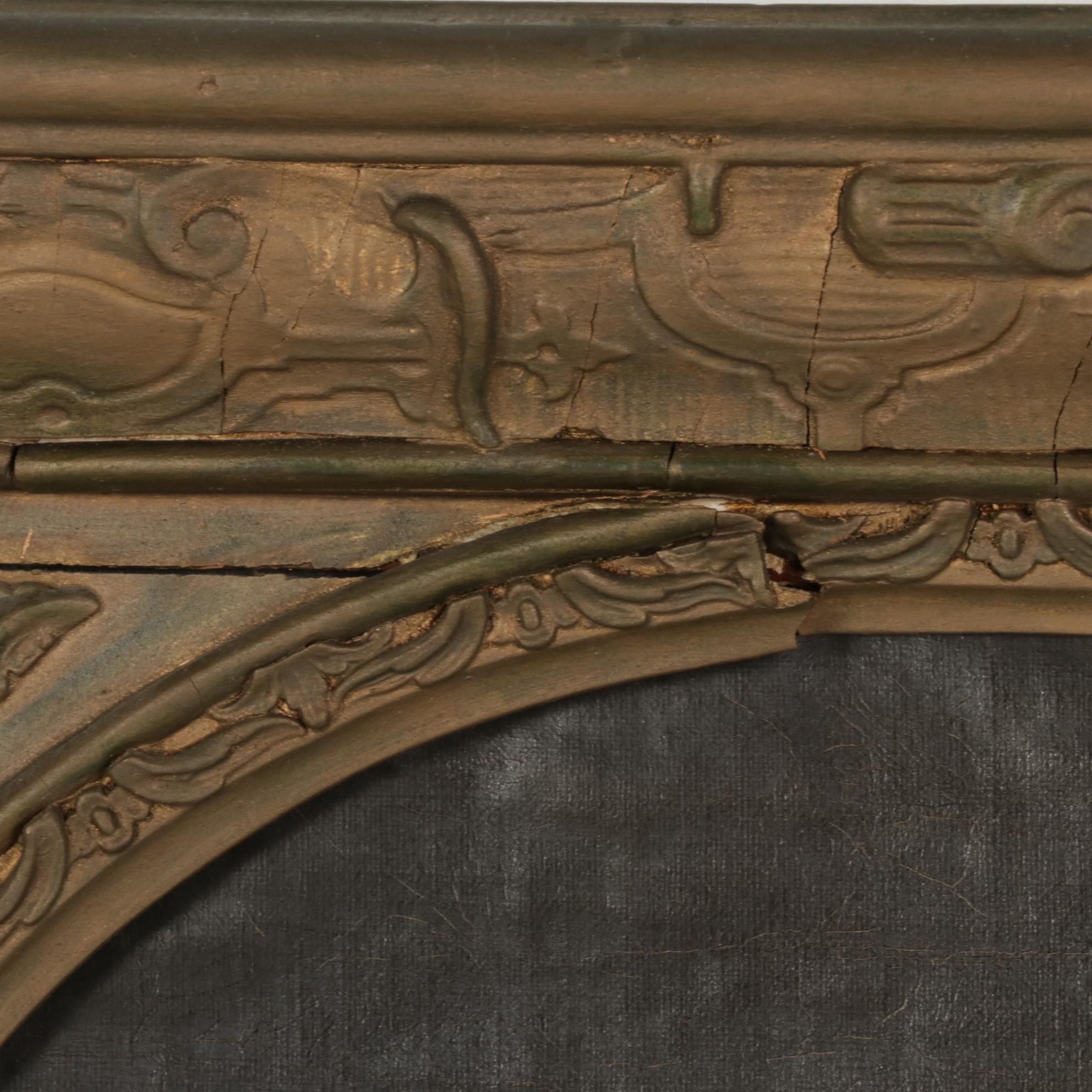 Portrait Oil Painting of Young Woman, 19th Century