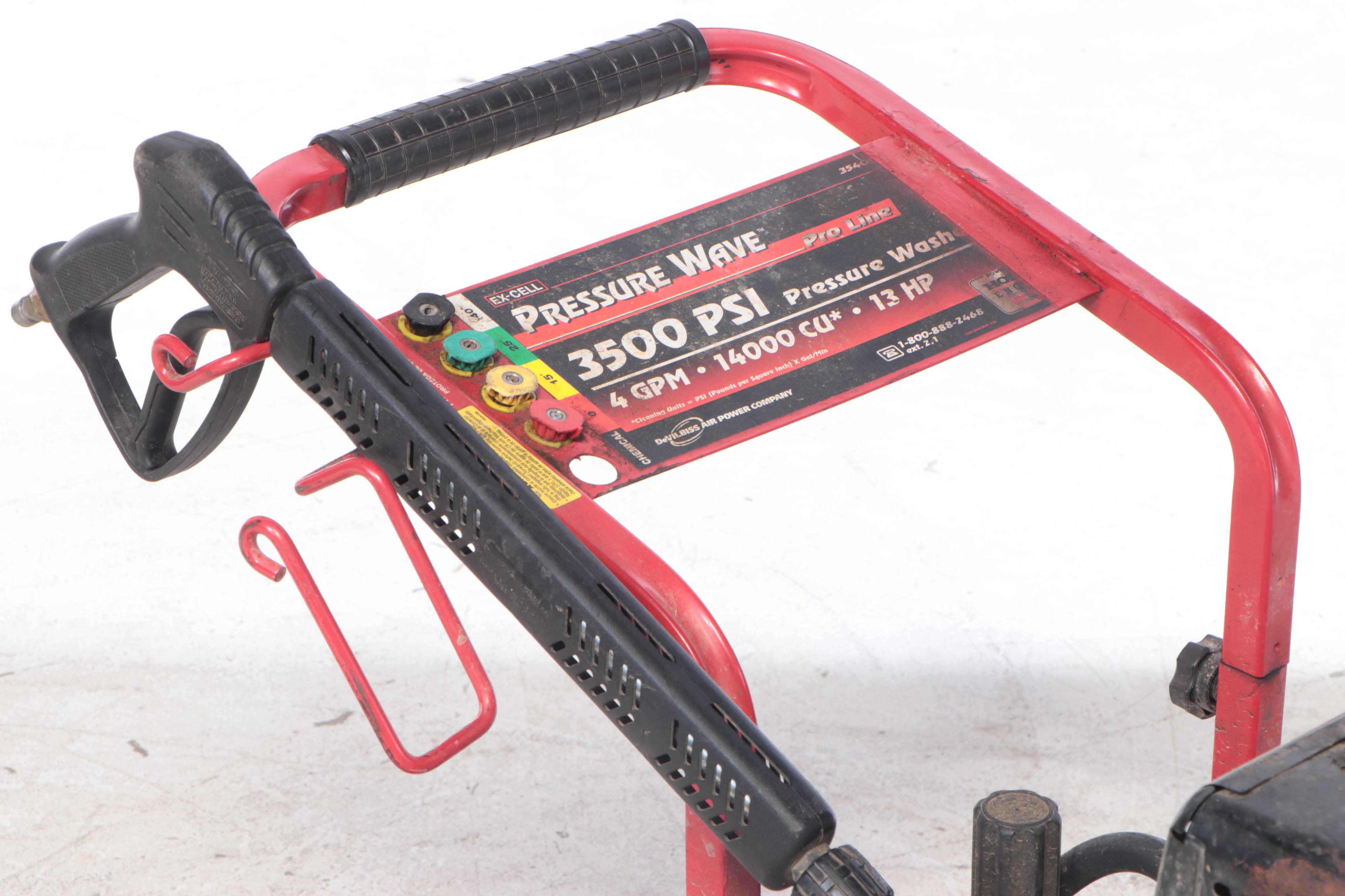 DeVilBliss Ex-Cell Pressure Wave Pro-Line 3500 PSI Pressure Washer