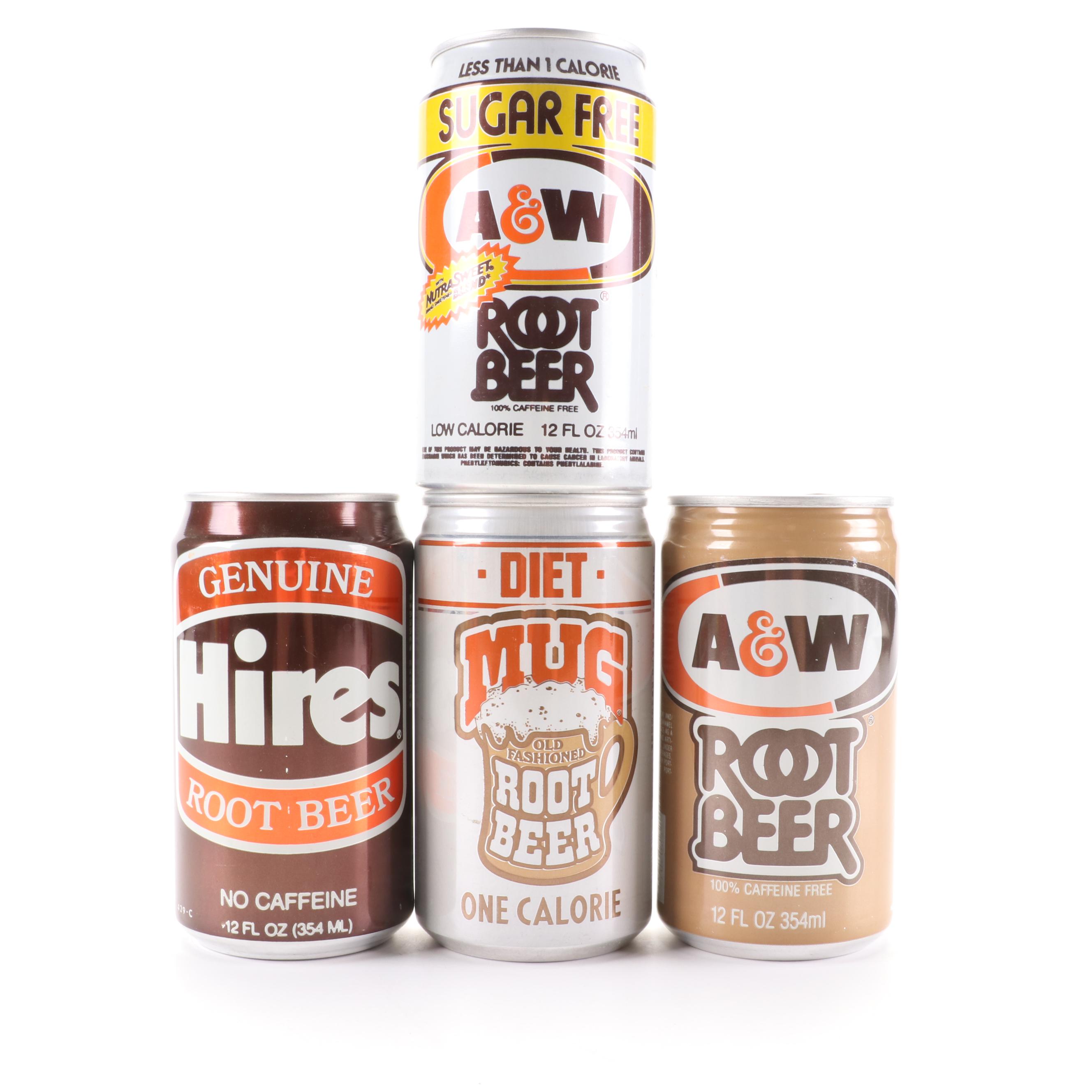 RC Cola, Pepsi, Tab, Dr. Pepper, Slice, Sunkist, and Other Soda Cans