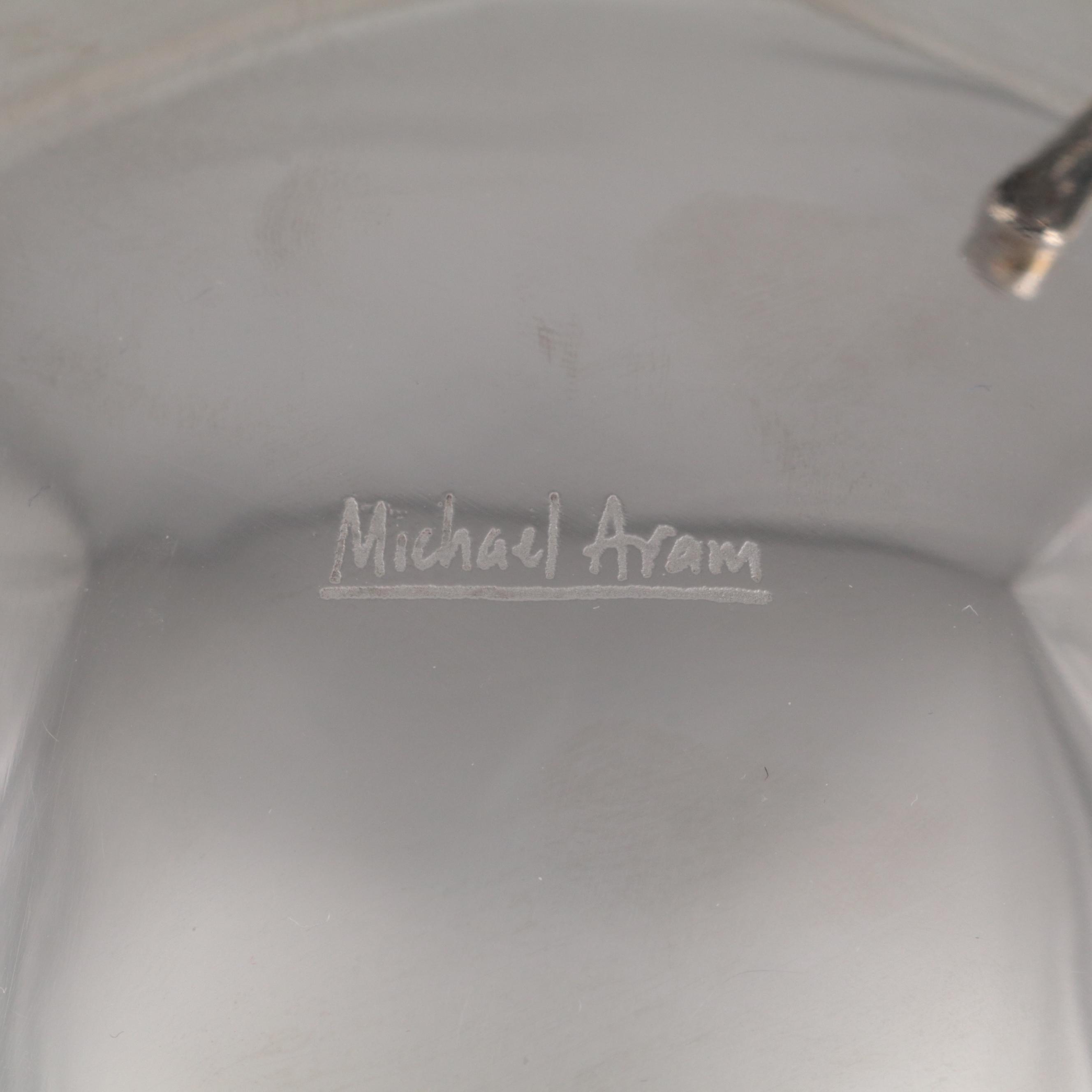 Michael Aram Silver Plate Tripod Serving Bowl with Legs