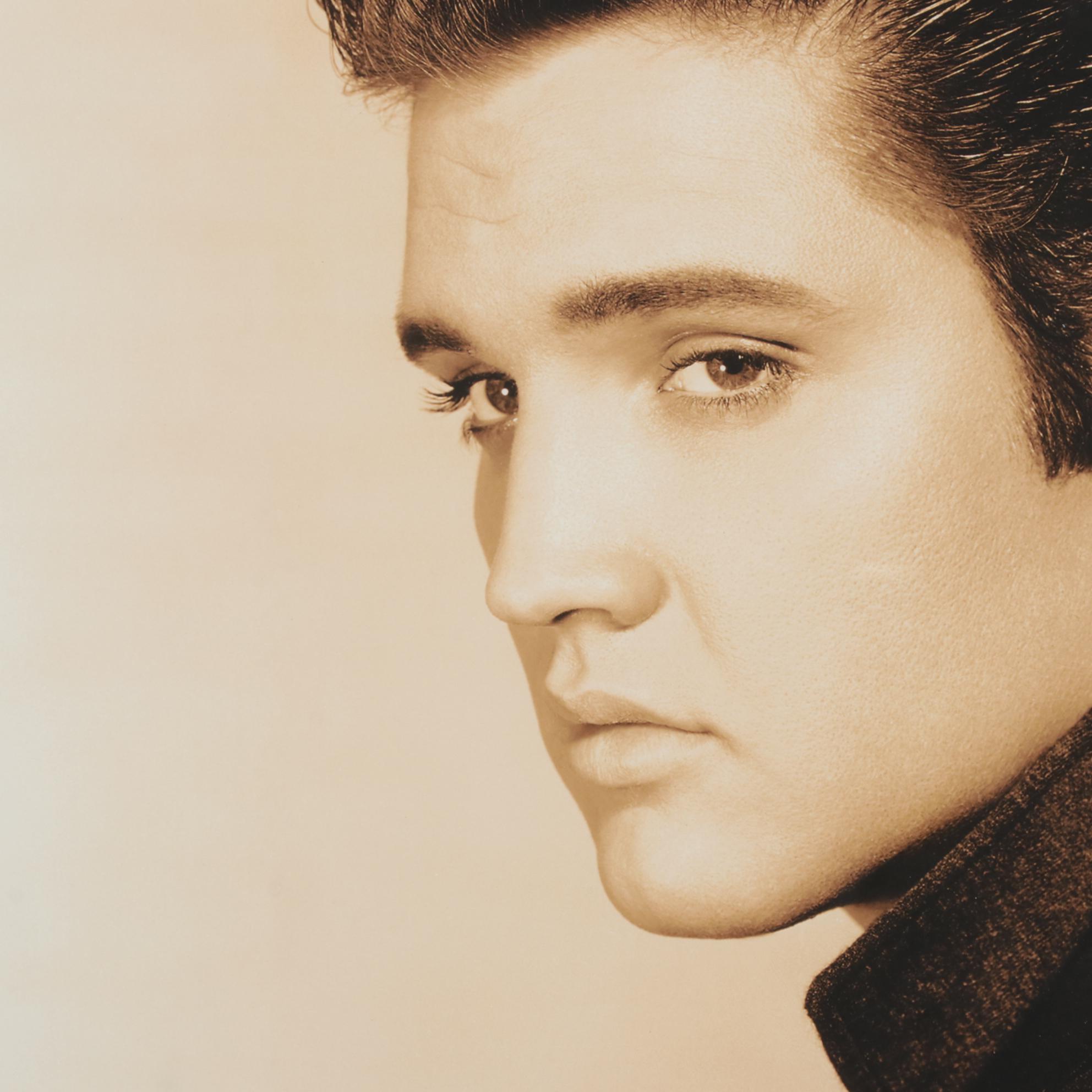 Elvis Presley Headshot Digital Photograph, Late 20th-21st Century