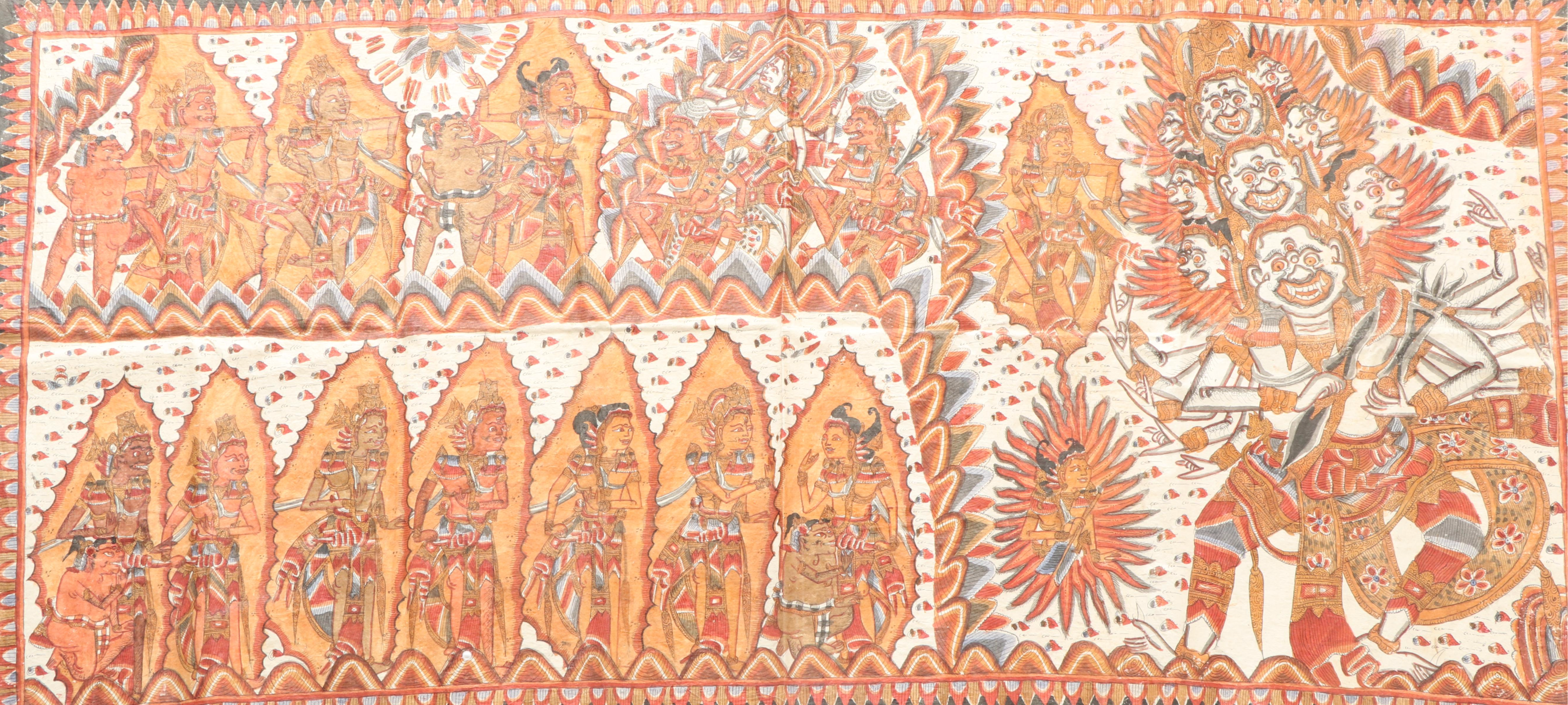 Balinese Kamasan Style Painting