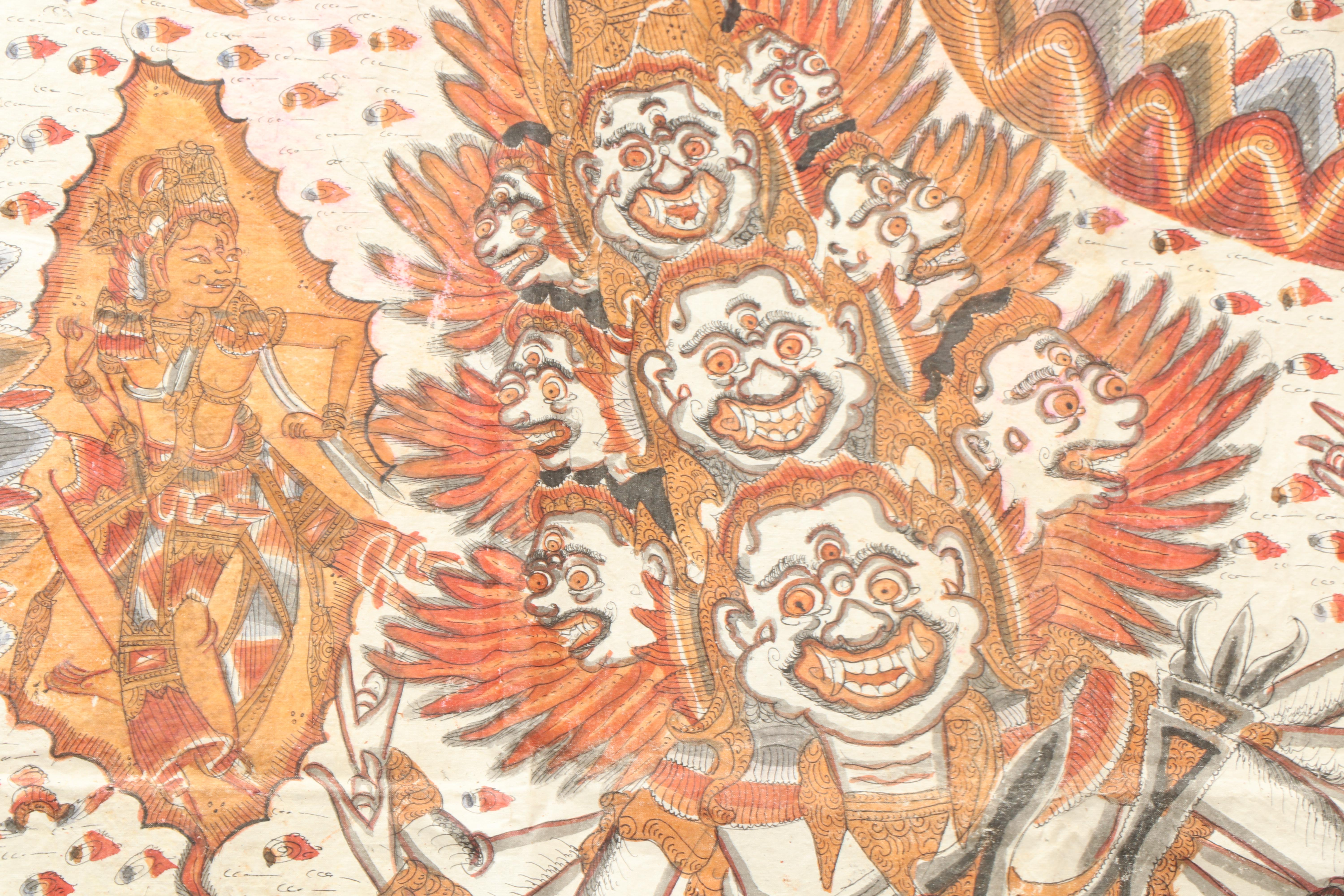 Balinese Kamasan Style Painting