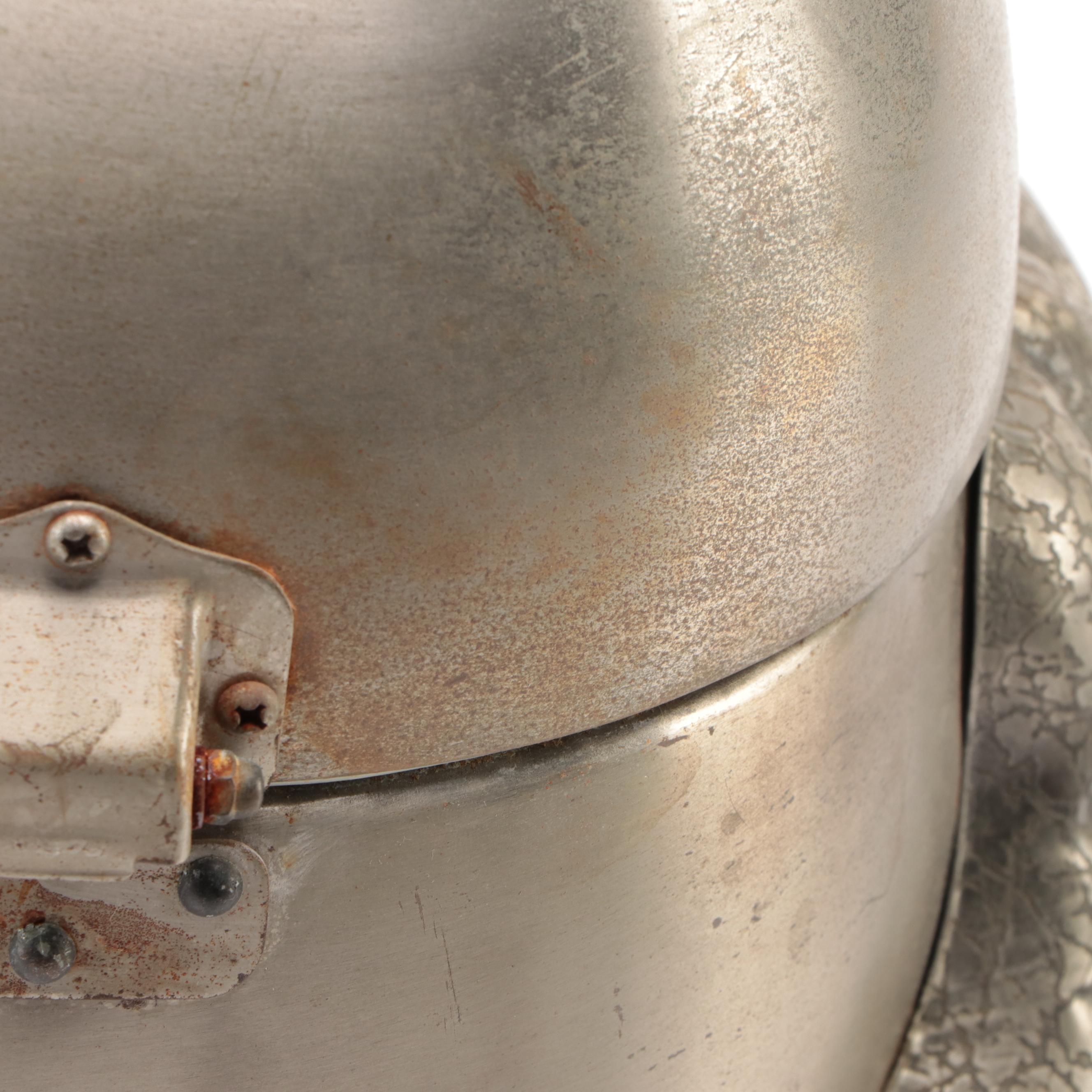 Pewtertone Olde Tankardware Owl Ice Bucket, Mid-20th Century