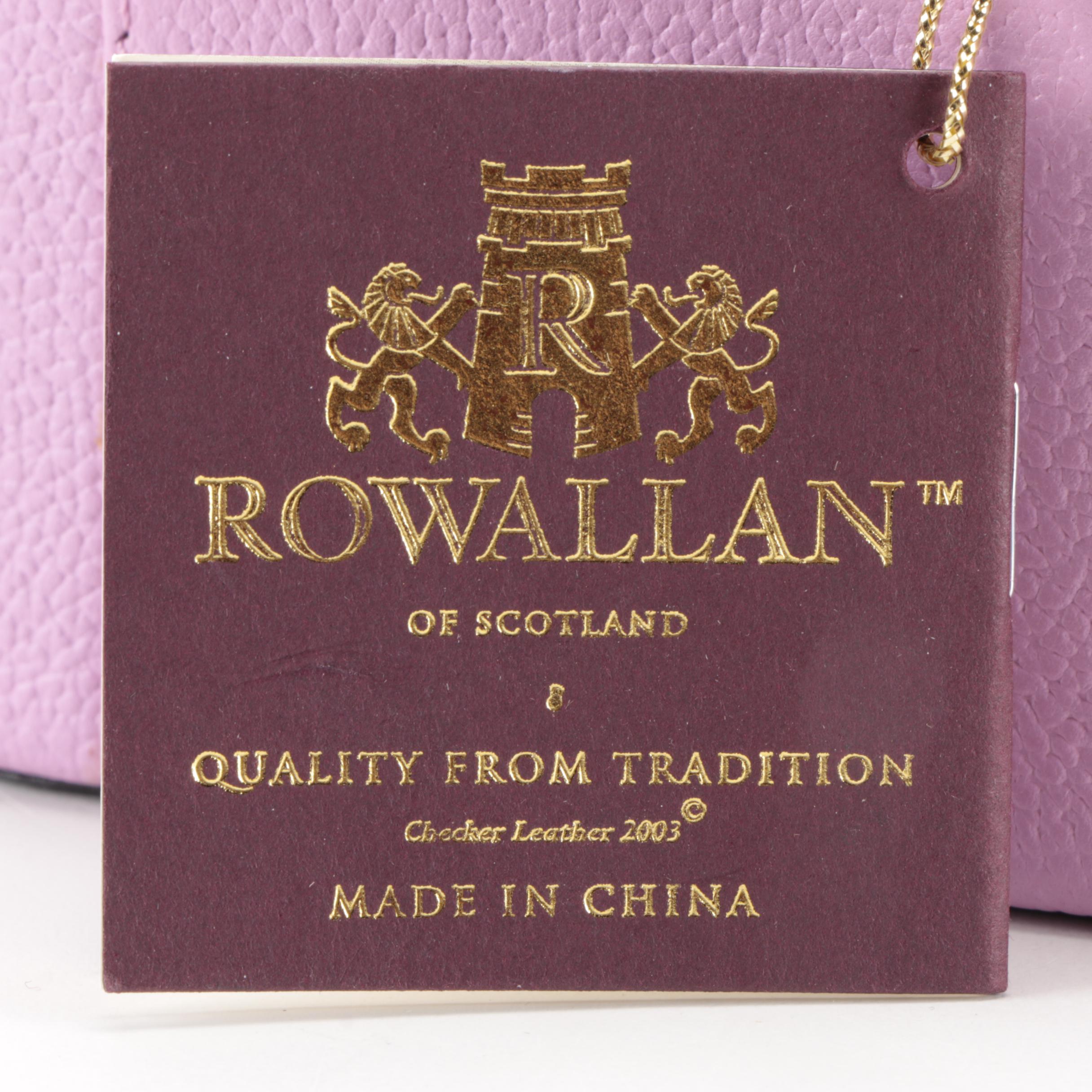 Rowallan Pink Leather Travel Jewelry Boxes