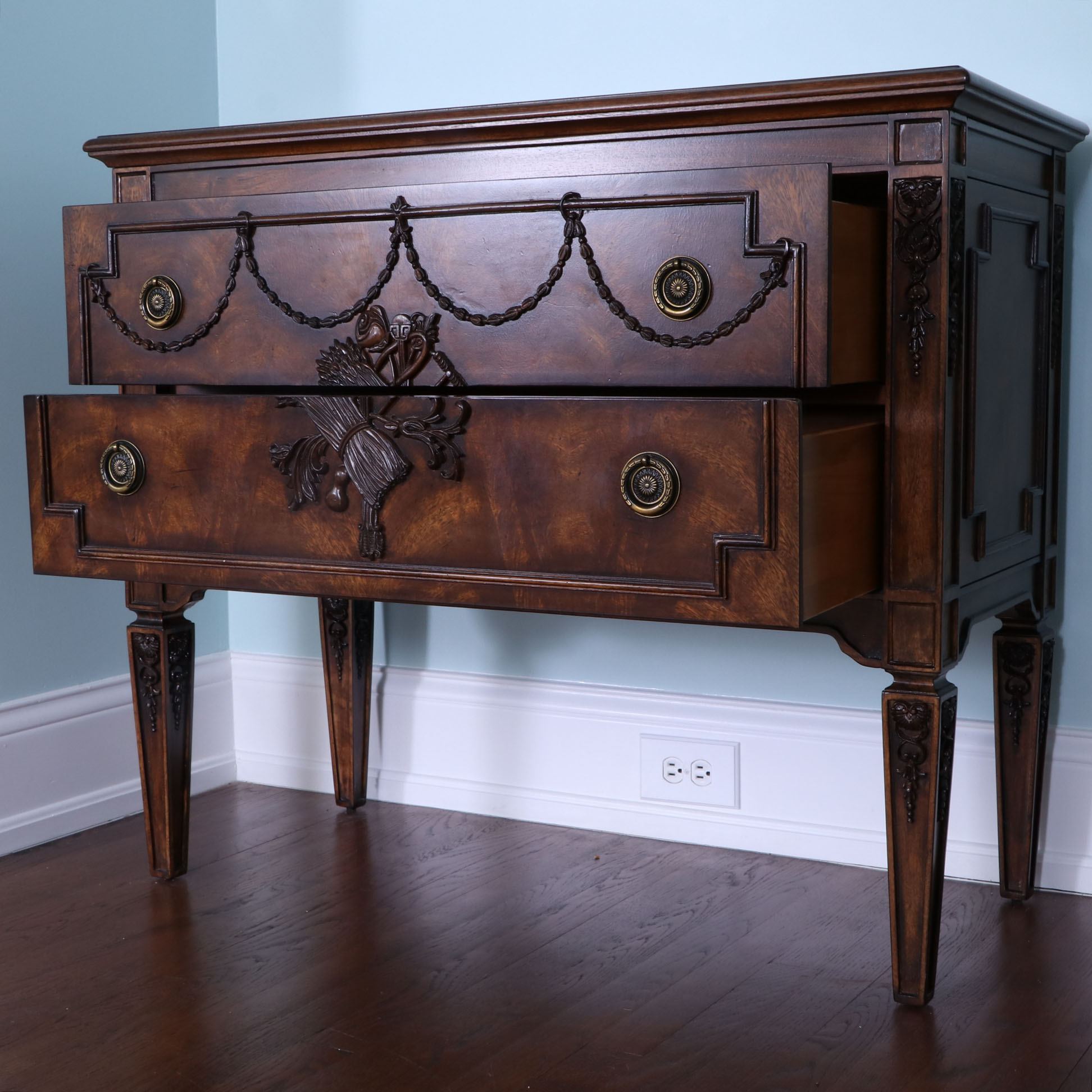 Fine Furniture Design "Belvedere" Neoclassical Style Two-Drawer Chest