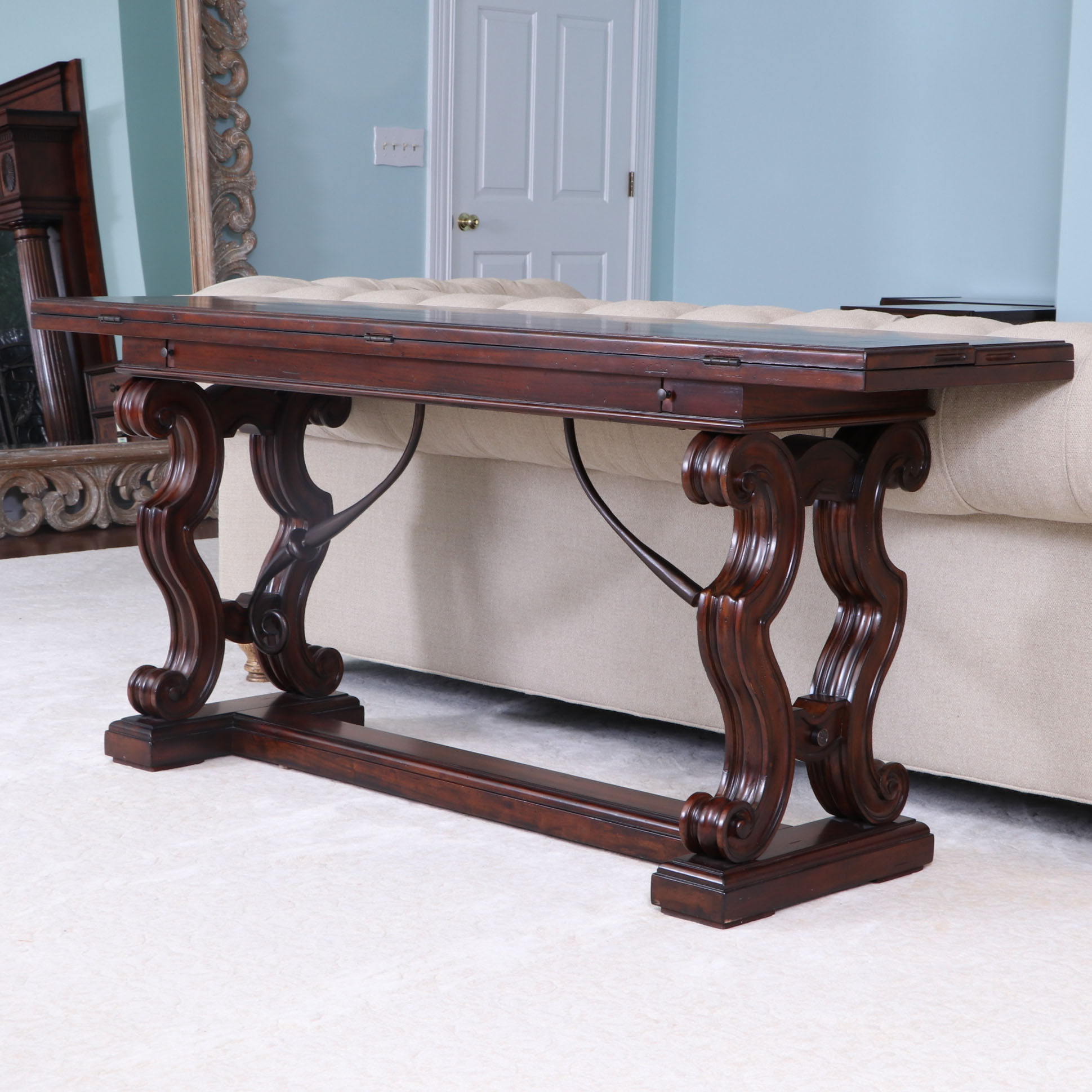 Stanley Furniture Costa Del Sol Collection Charneira Convertible Console Table