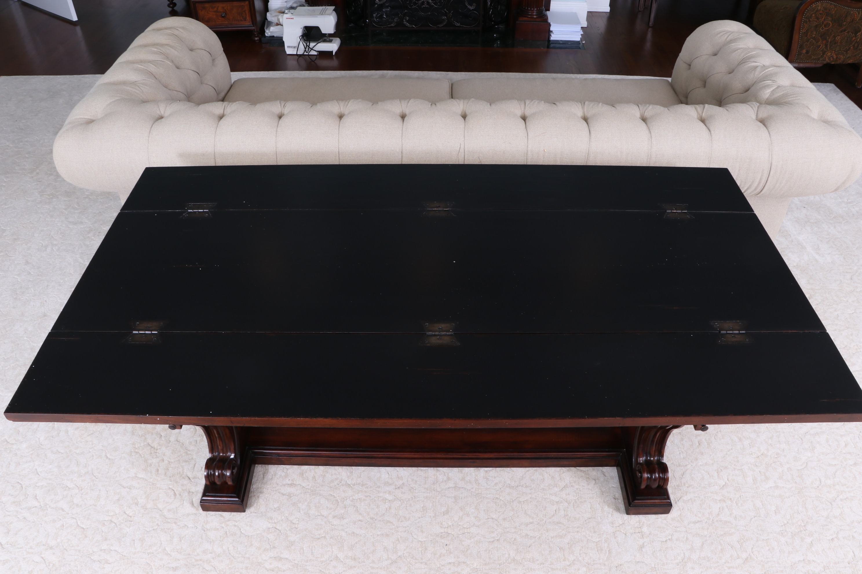 Stanley Furniture Costa Del Sol Collection Charneira Convertible Console Table