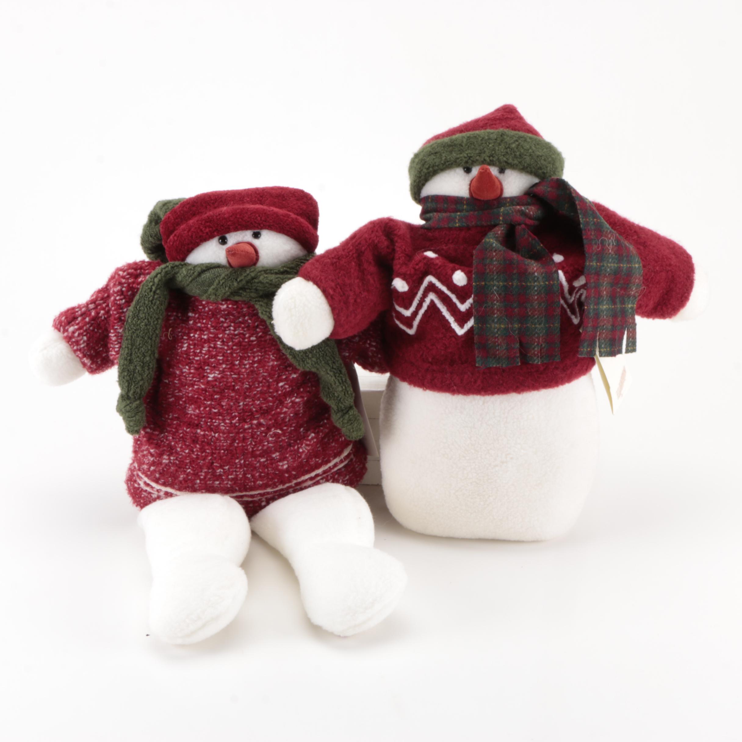 Woof & Poof Musical and Other Plush Shelf Sitters and Christmas Decor